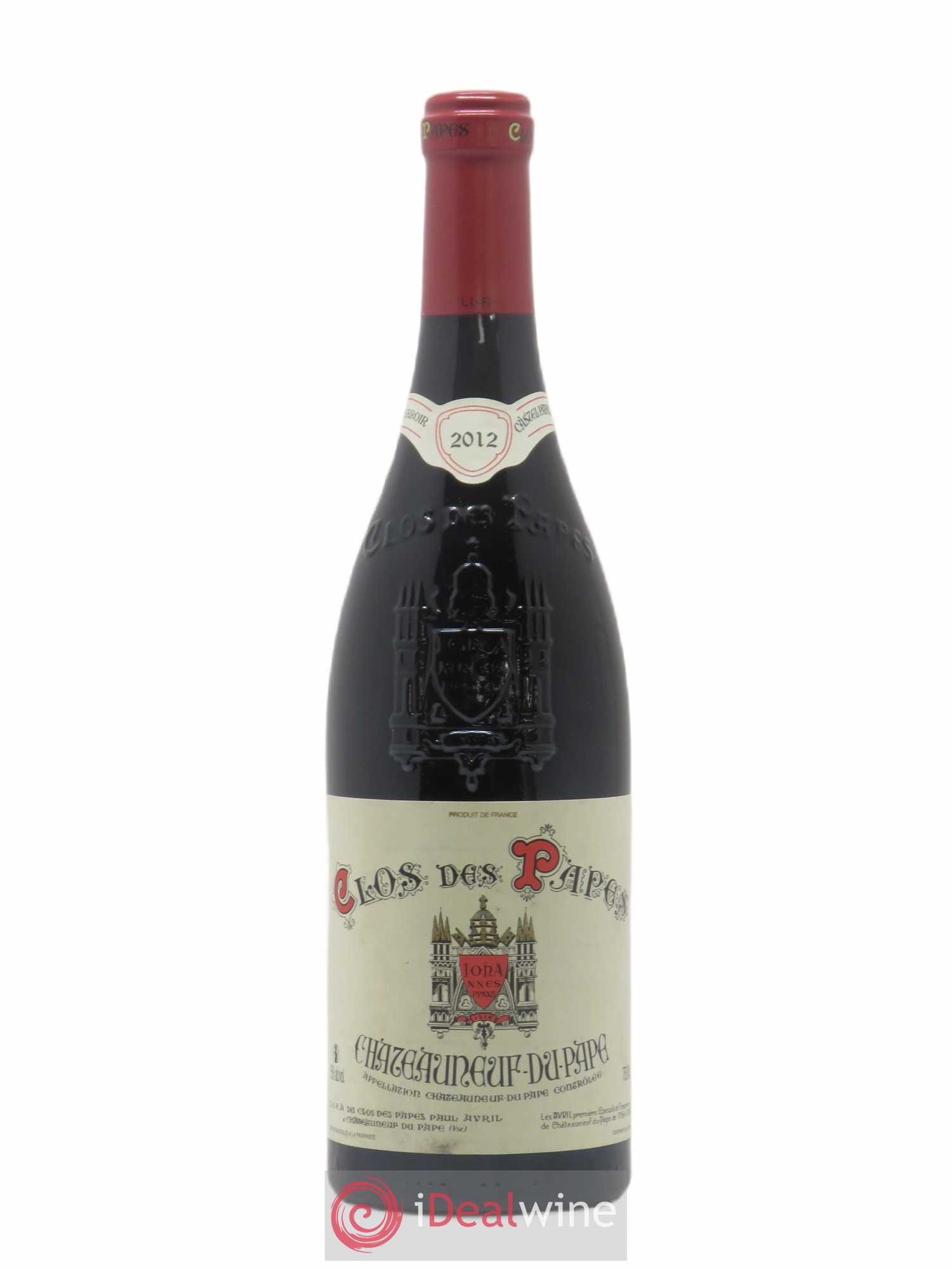 Châteauneuf-du-Pape Clos des Papes - Paul Avril 2012 - Lot de 1 bouteille - 0