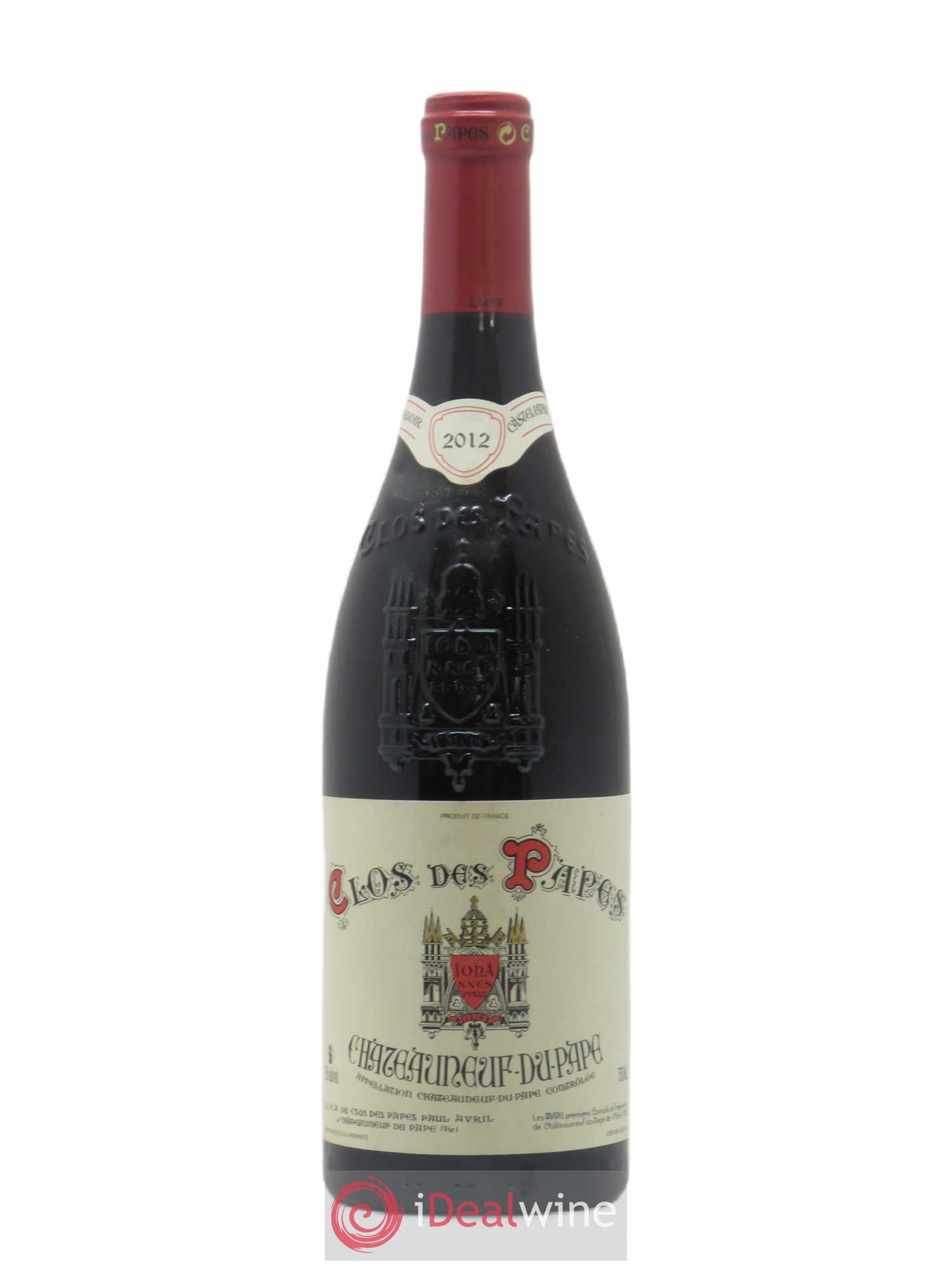 Châteauneuf-du-Pape Clos des Papes - Paul Avril 2012 - Lot de 1 bouteille - 0
