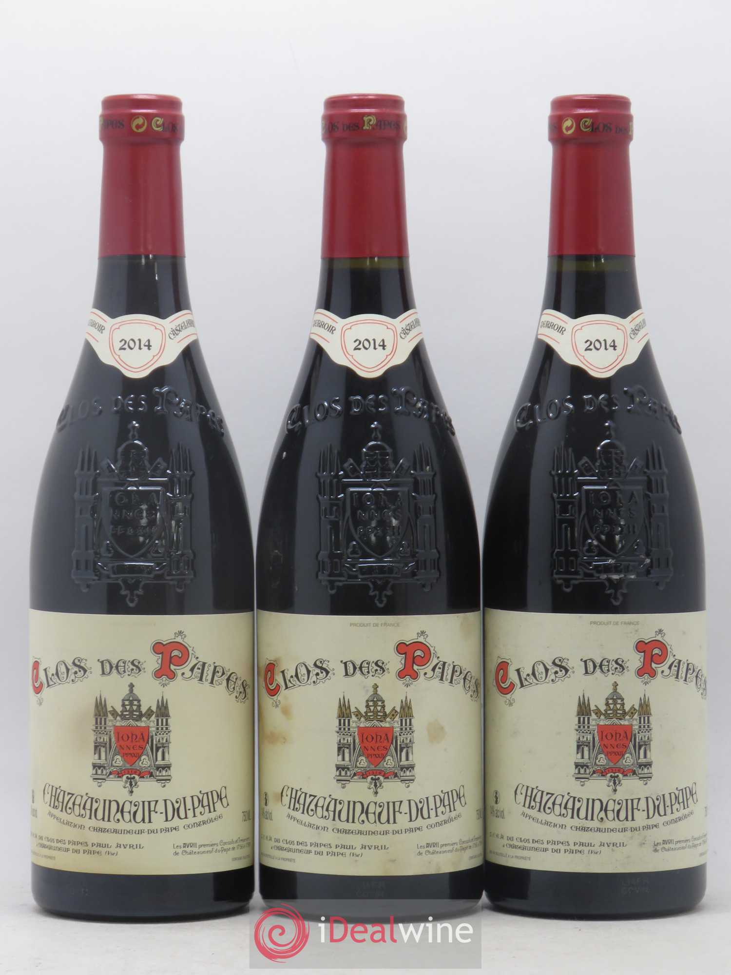 Châteauneuf-du-Pape Clos des Papes - Paul Avril 2014 - Lot de 6 bouteilles - 2