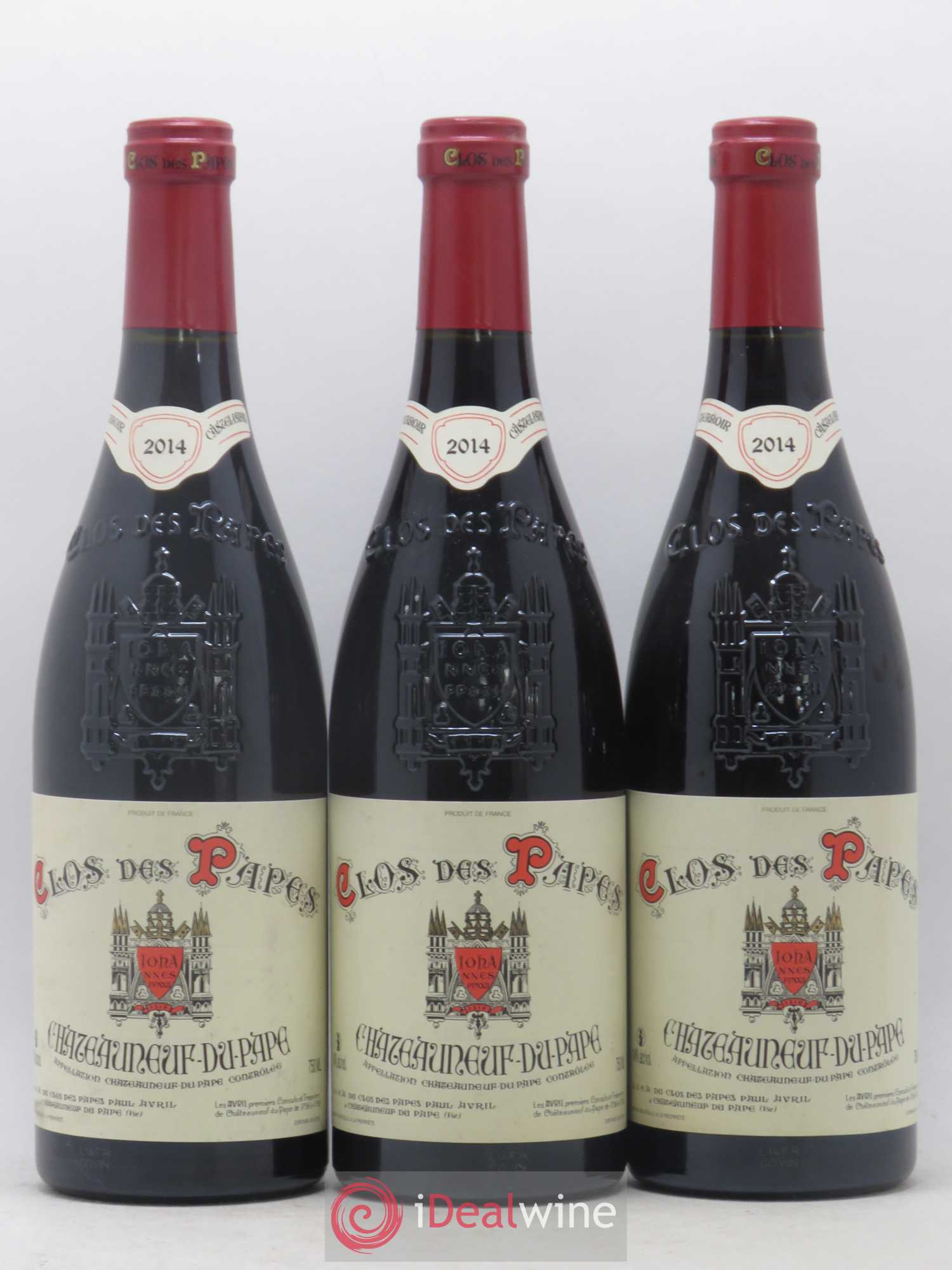 Châteauneuf-du-Pape Clos des Papes - Paul Avril 2014 - Lot de 6 bouteilles - 2