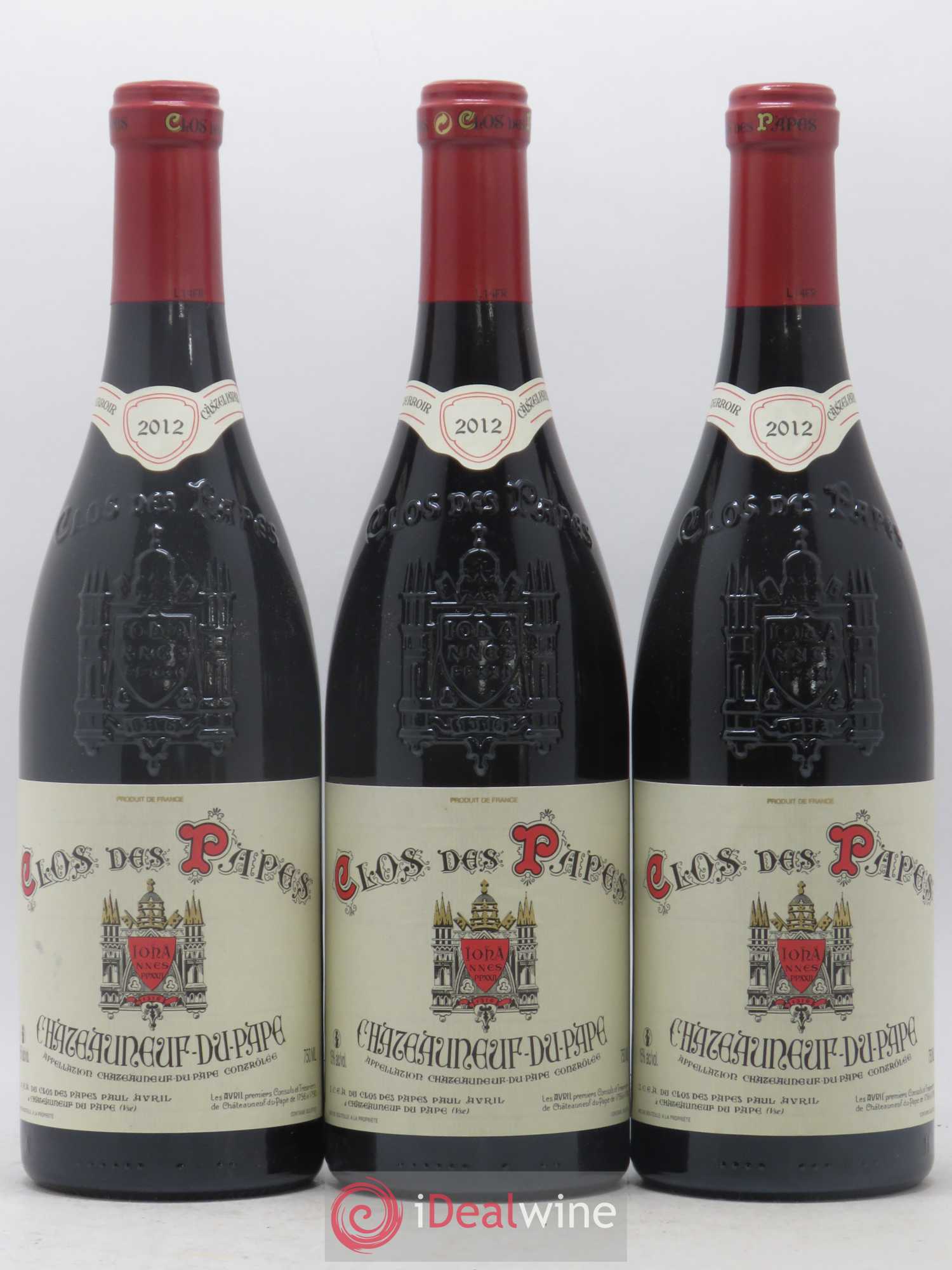Châteauneuf-du-Pape Clos des Papes - Paul Avril 2012 - Lot de 6 bouteilles - 2
