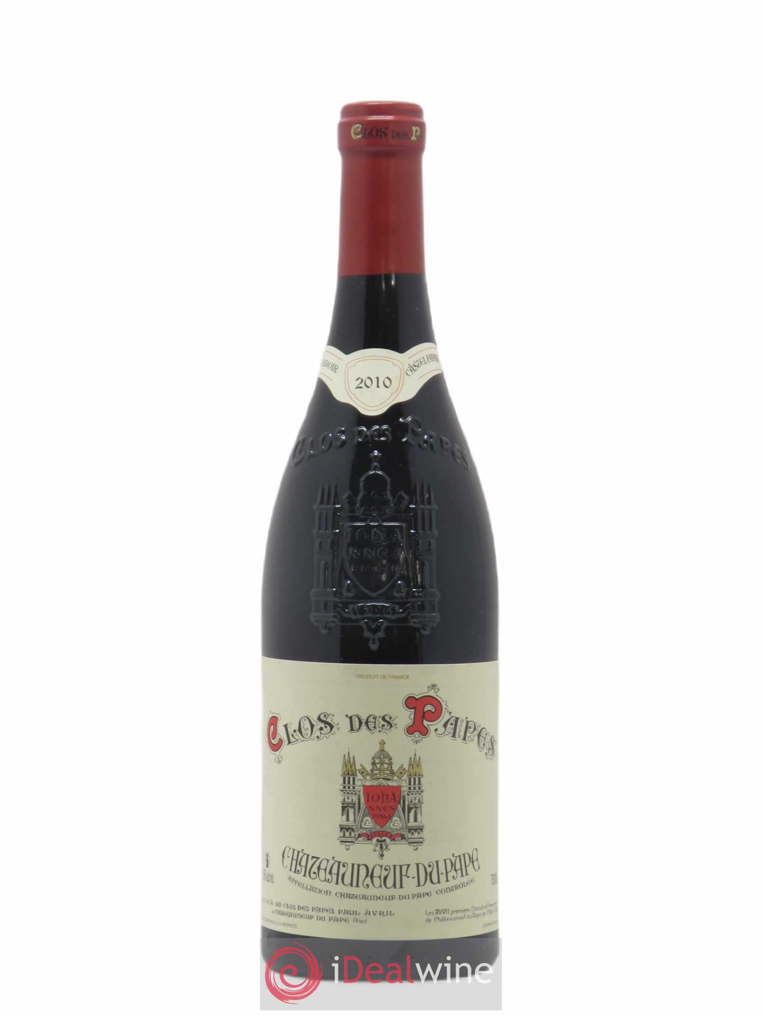 Châteauneuf-du-Pape Clos des Papes - Paul Avril 2010 - Lot de 1 bouteille - 0