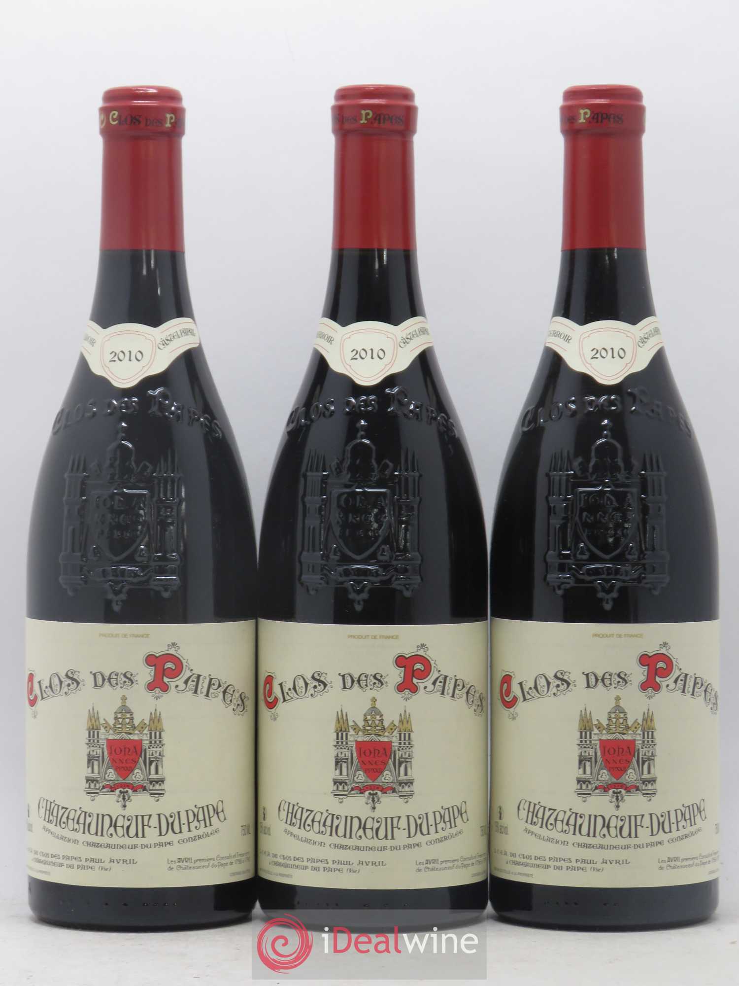 Châteauneuf-du-Pape Clos des Papes - Paul Avril 2010 - Lot de 12 bouteilles - 4
