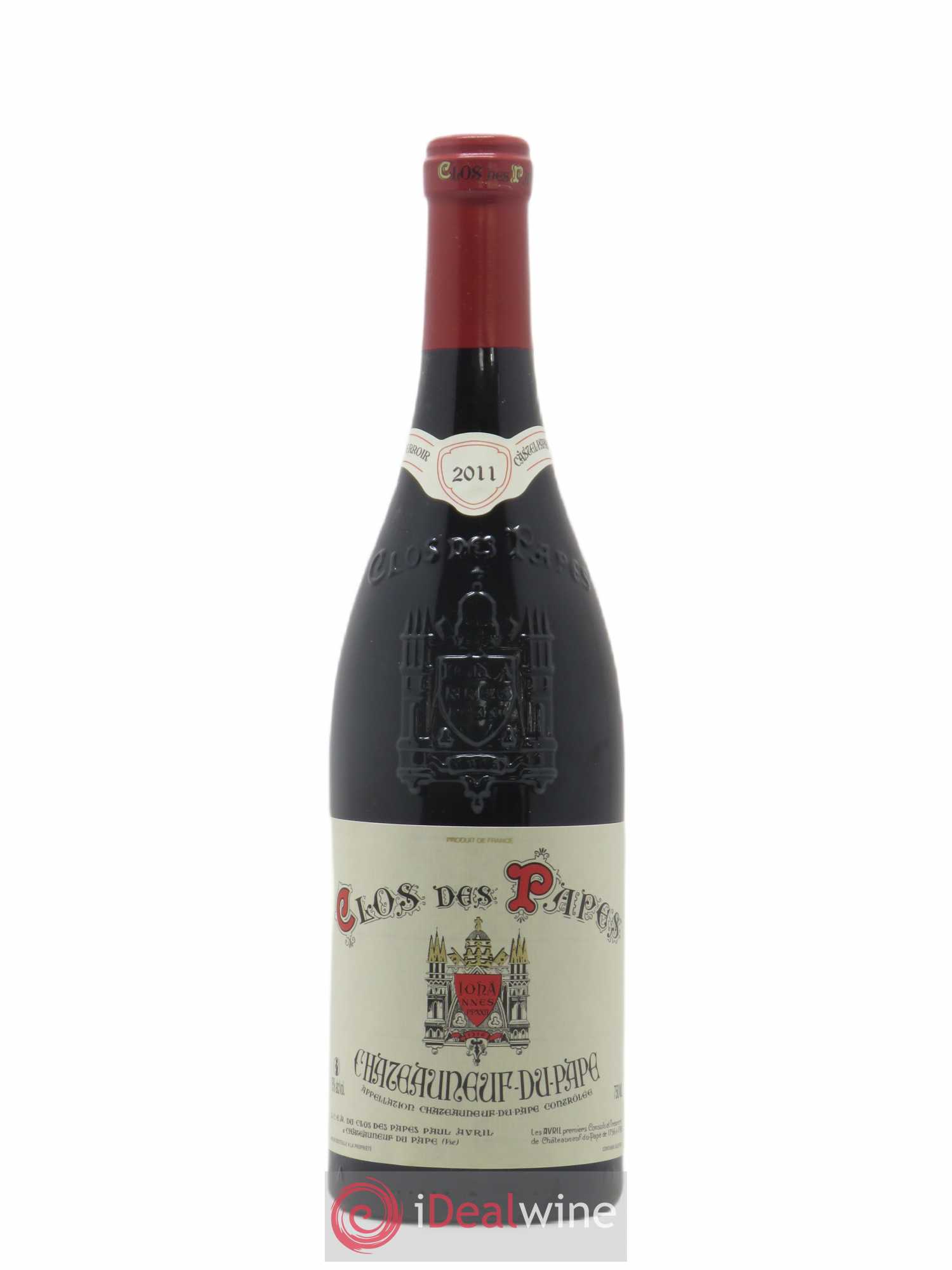 Châteauneuf-du-Pape Clos des Papes - Paul Avril 2011 - Lot de 1 bouteille - 0