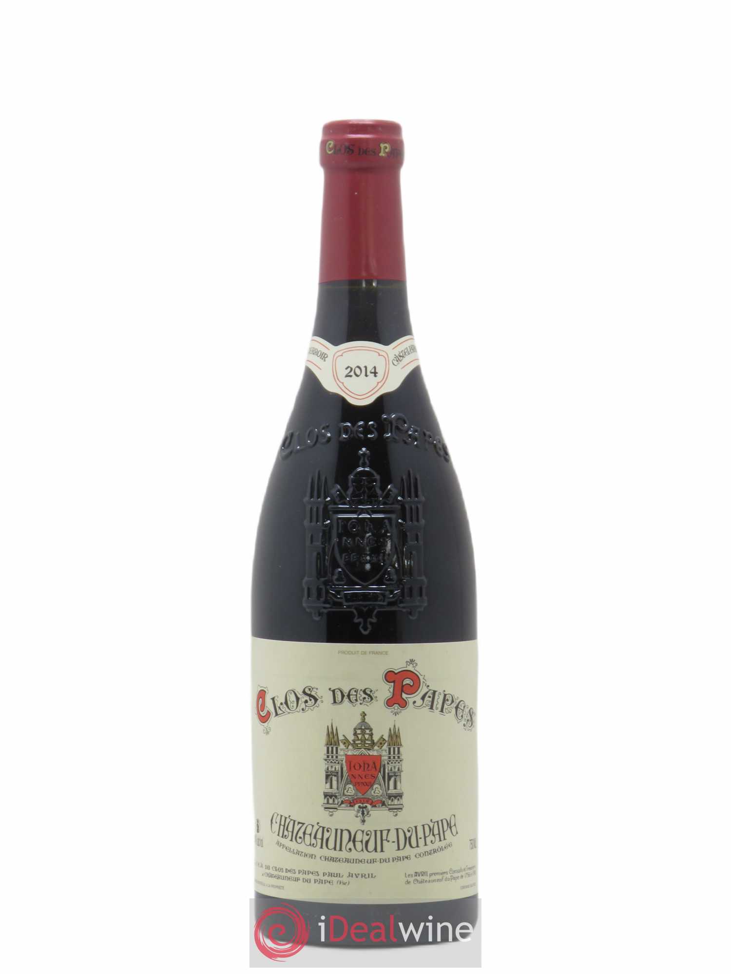 Châteauneuf-du-Pape Clos des Papes - Paul Avril 2014 - Lot de 1 bouteille - 0