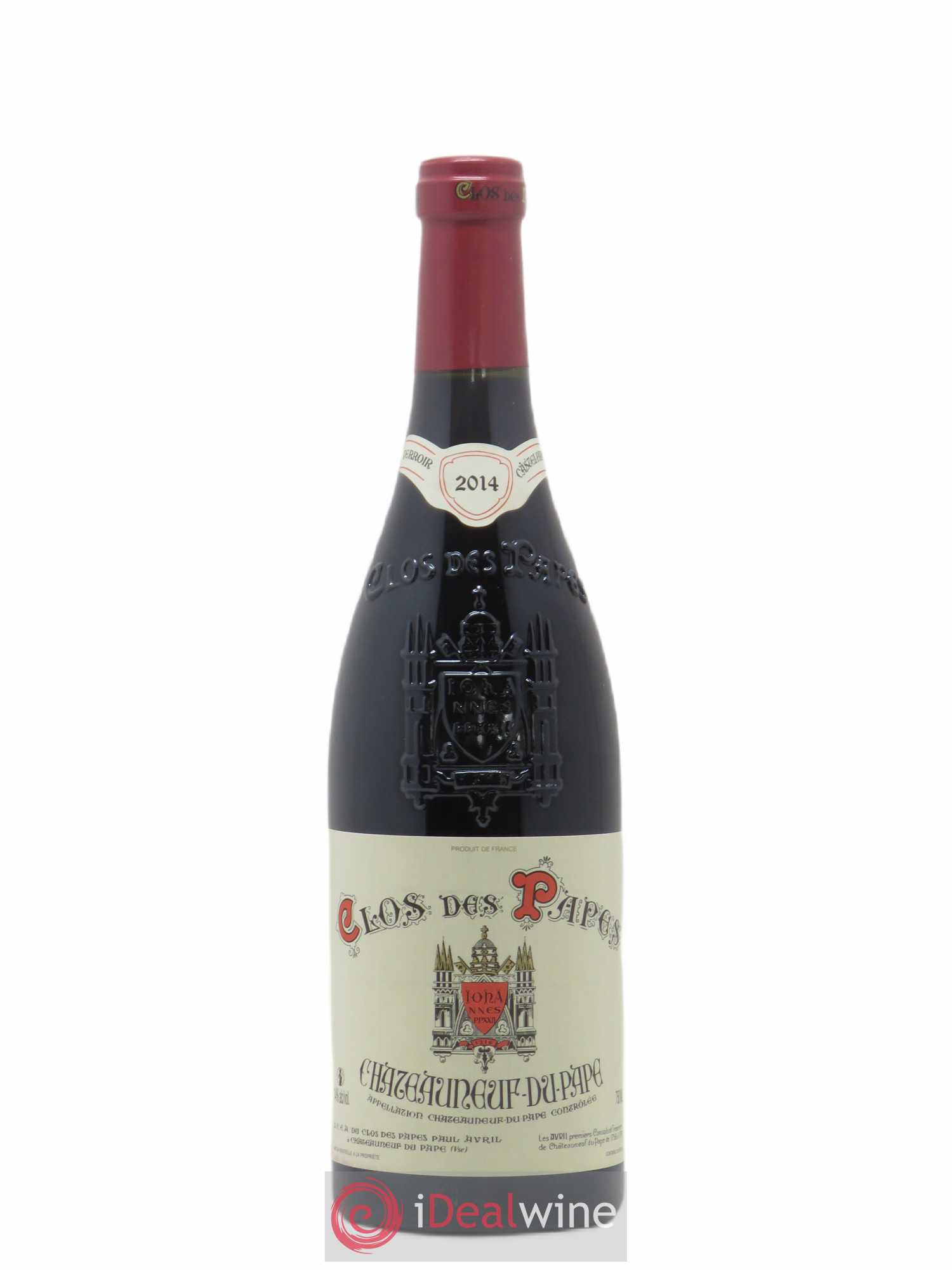 Châteauneuf-du-Pape Clos des Papes - Paul Avril 2014 - Lot de 1 bouteille - 0