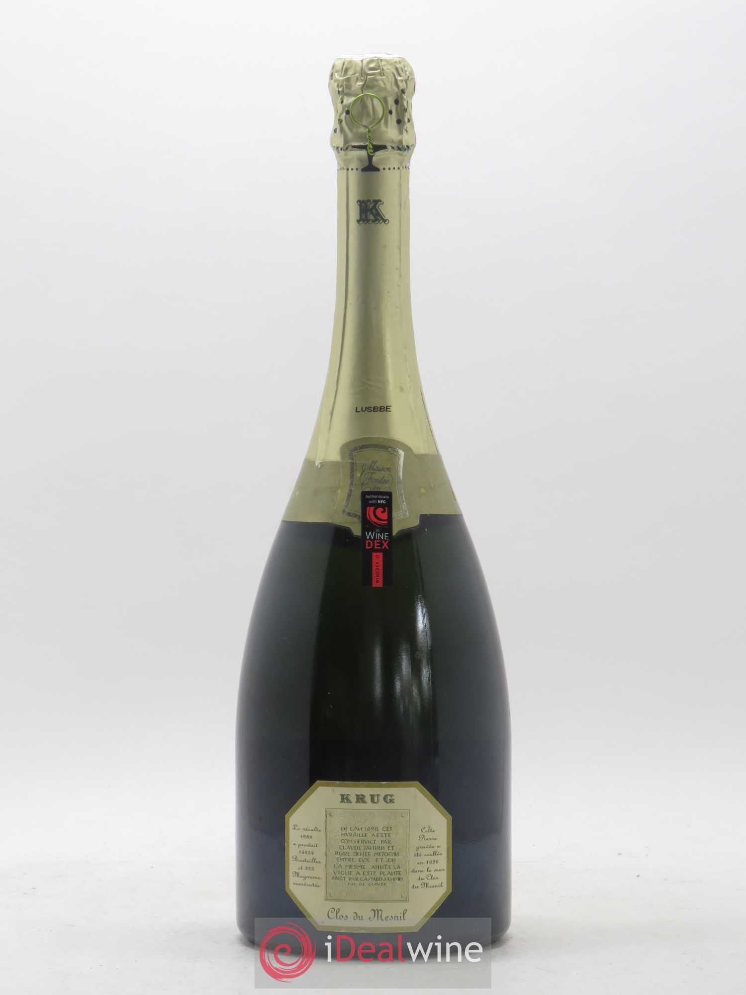 Clos du Mesnil Krug 1988 - Lot de 1 bouteille - 1