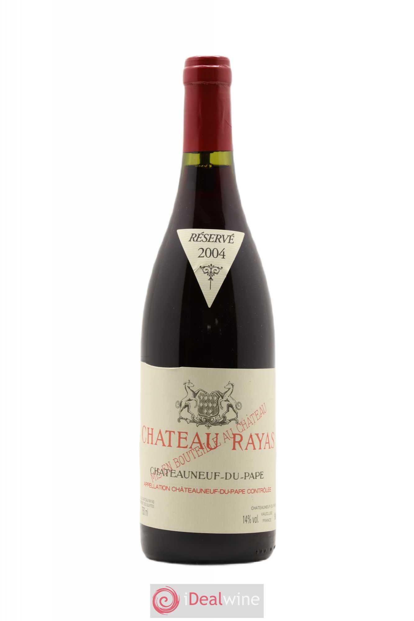 Châteauneuf-du-Pape Château Rayas Emmanuel Reynaud 2004 - Lot de 1 bouteille - 0