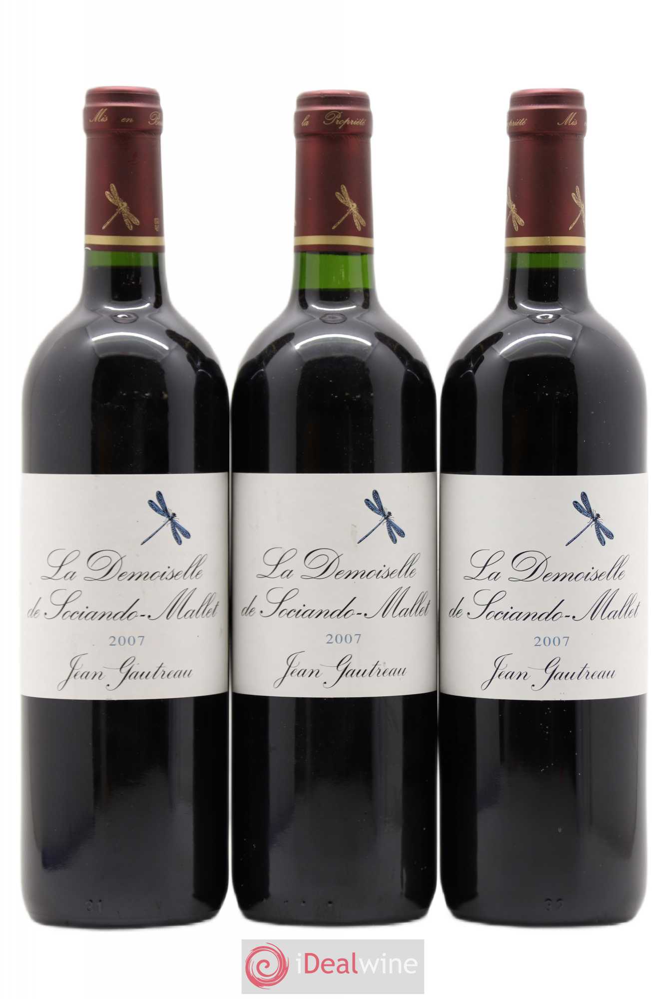 Demoiselle de Sociando Mallet Second Vin 2007 - Lot de 12 bouteilles - 2