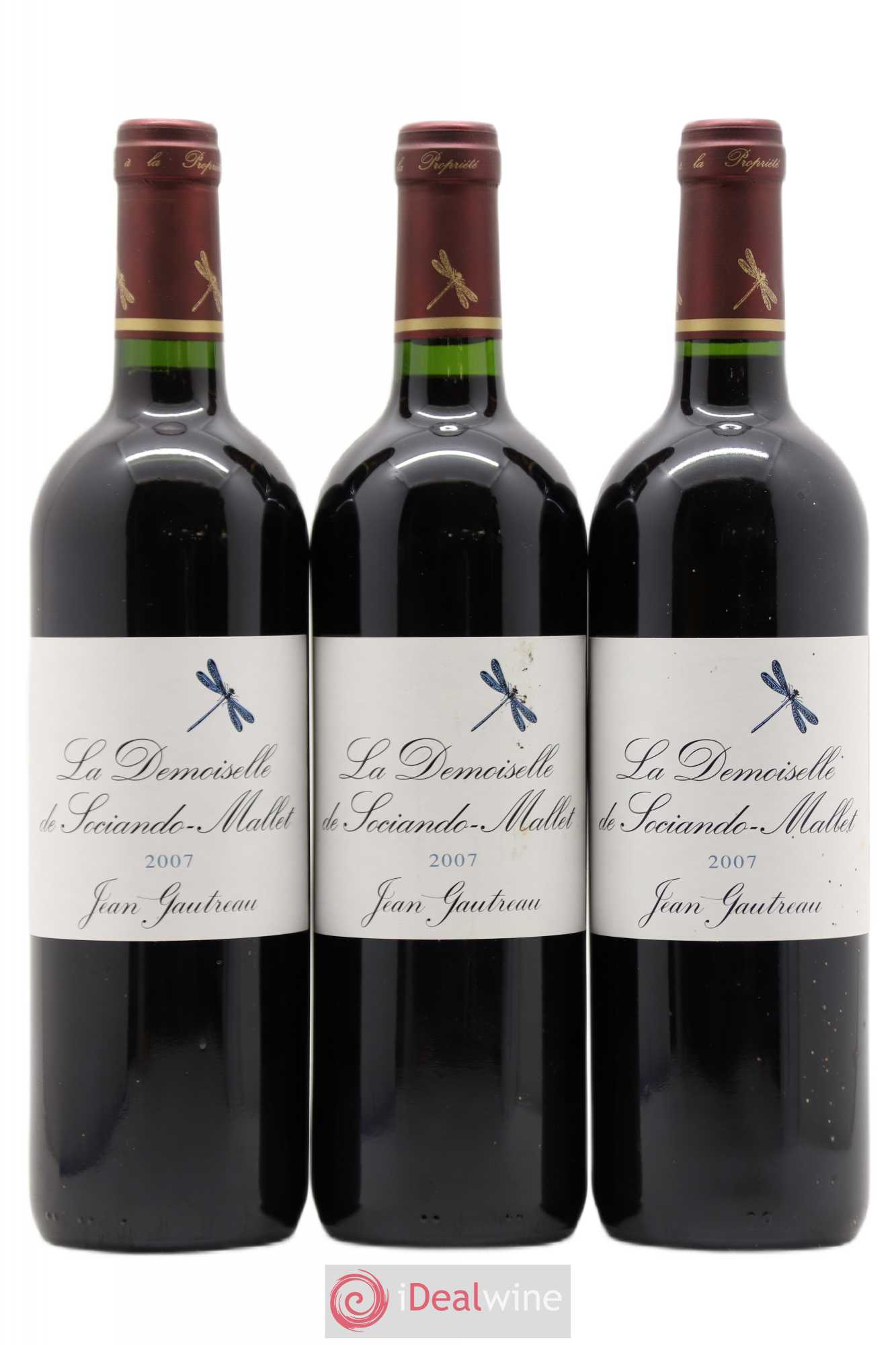Demoiselle de Sociando Mallet Second Vin 2007 - Lot de 12 bouteilles - 3