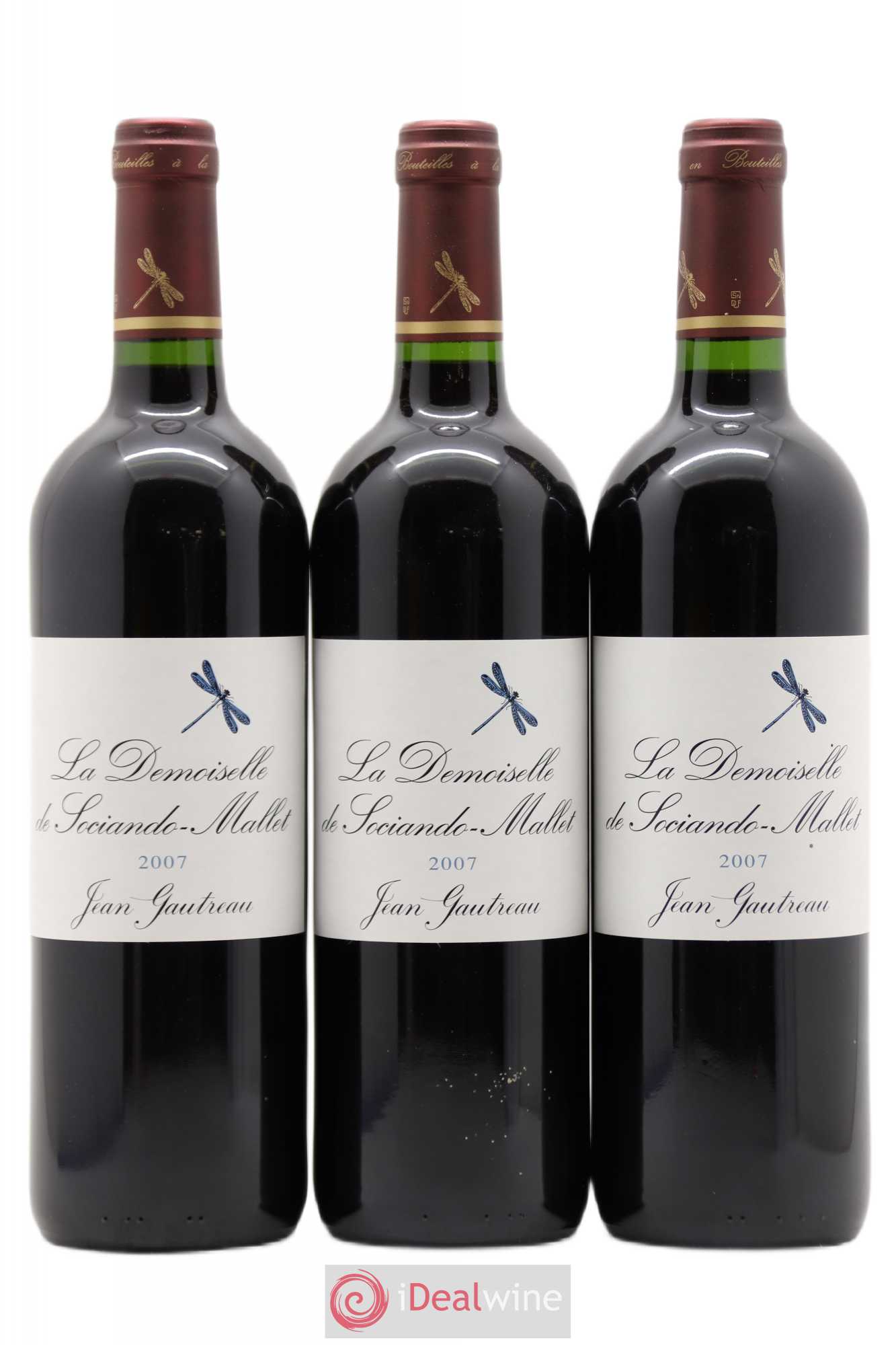Demoiselle de Sociando Mallet Second Vin 2007 - Lot de 12 bouteilles - 4