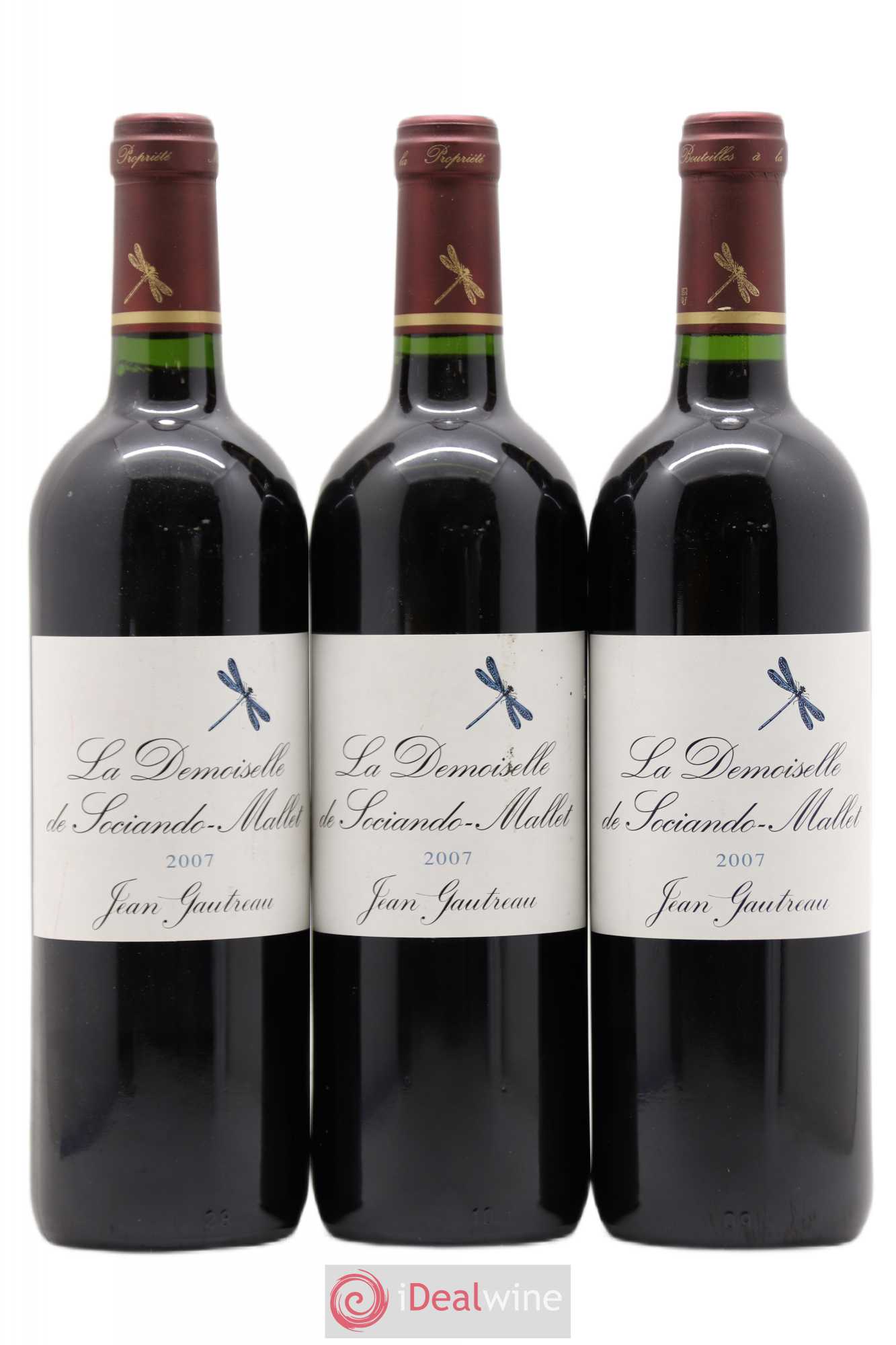 Demoiselle de Sociando Mallet Second Vin 2007 - Lot de 6 bouteilles - 1