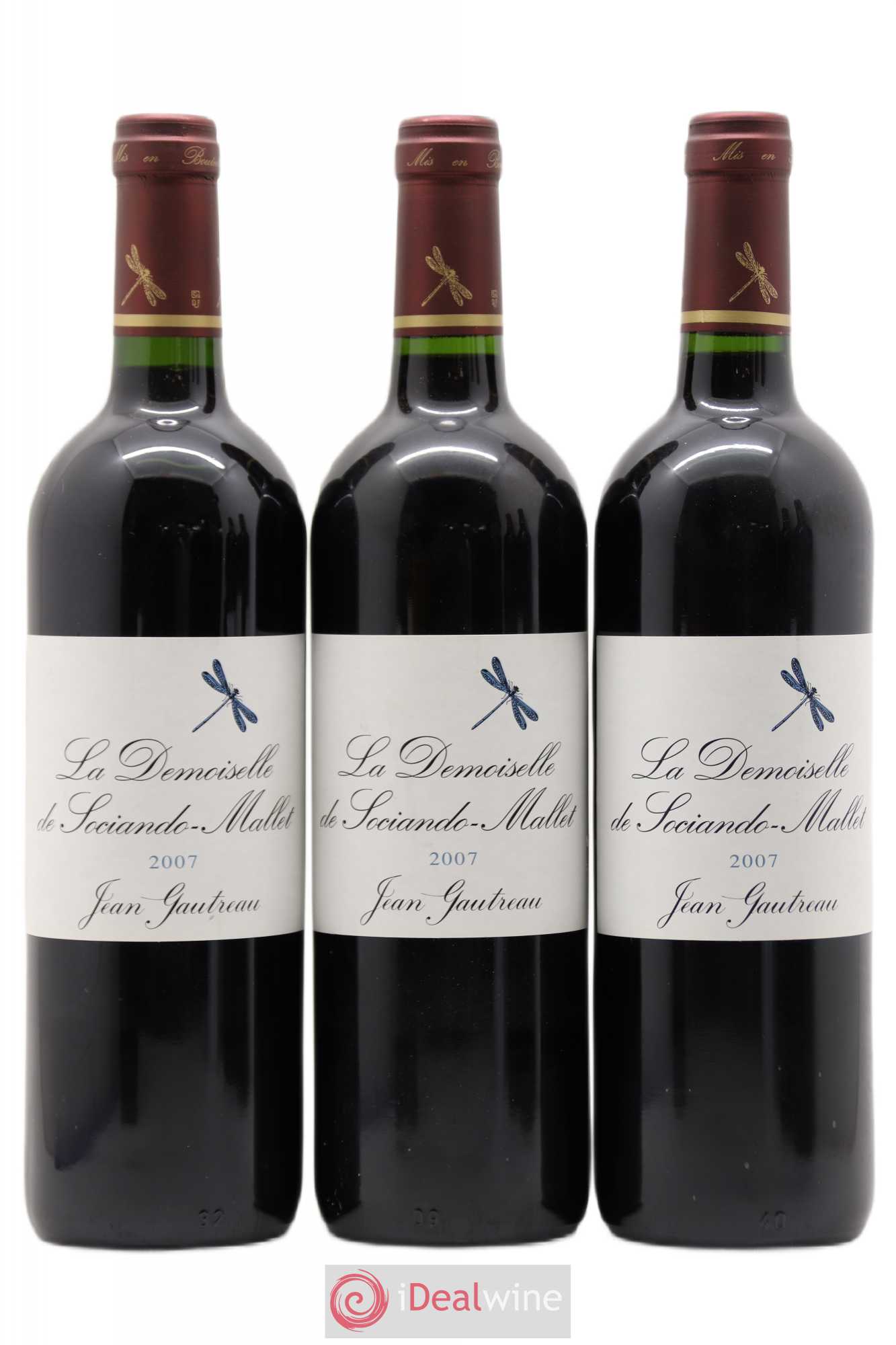 Demoiselle de Sociando Mallet Second Vin 2007 - Lot de 6 bouteilles - 2