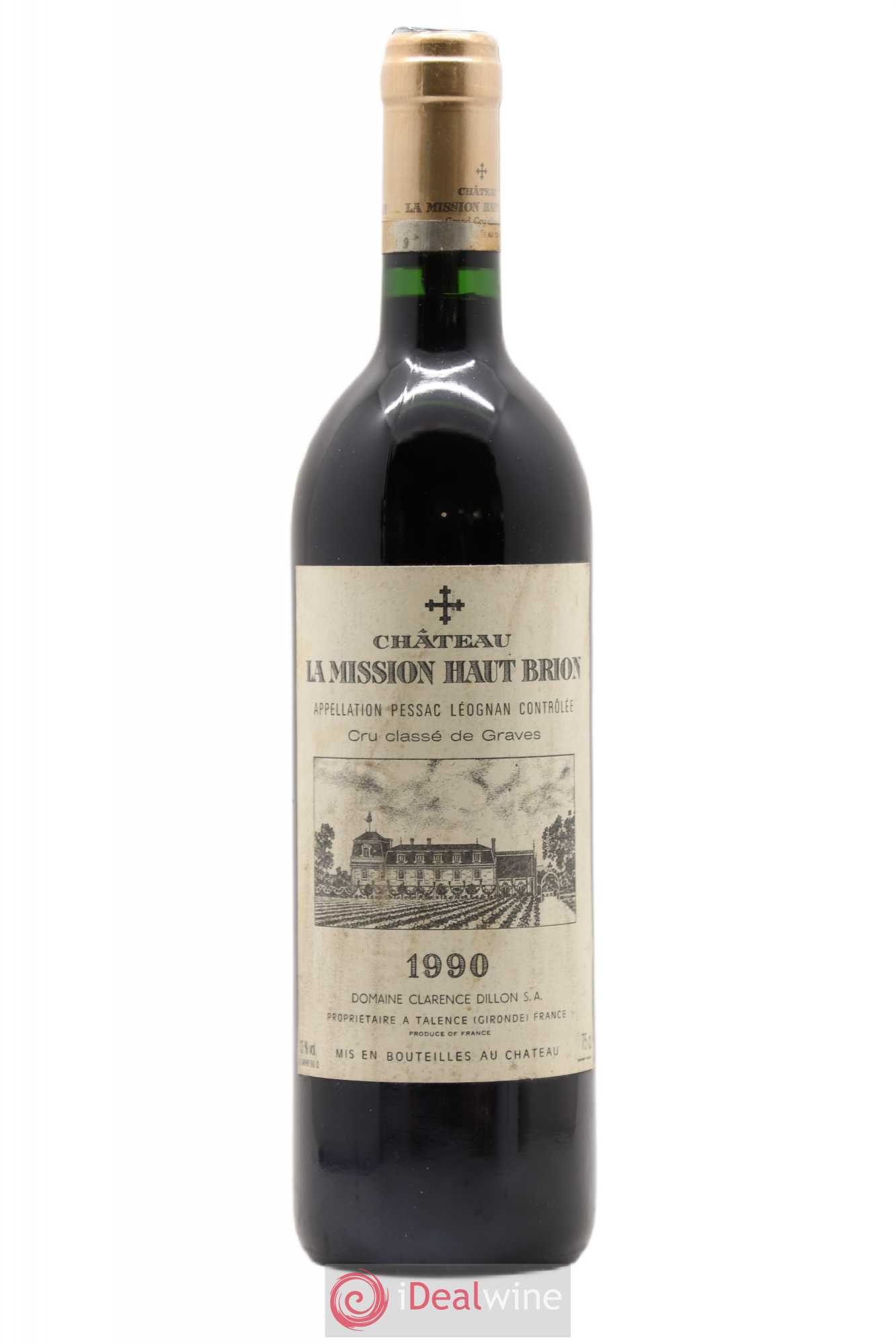 Château la Mission Haut-Brion Cru Classé de Graves 1990 - Lot de 1 bouteille - 0