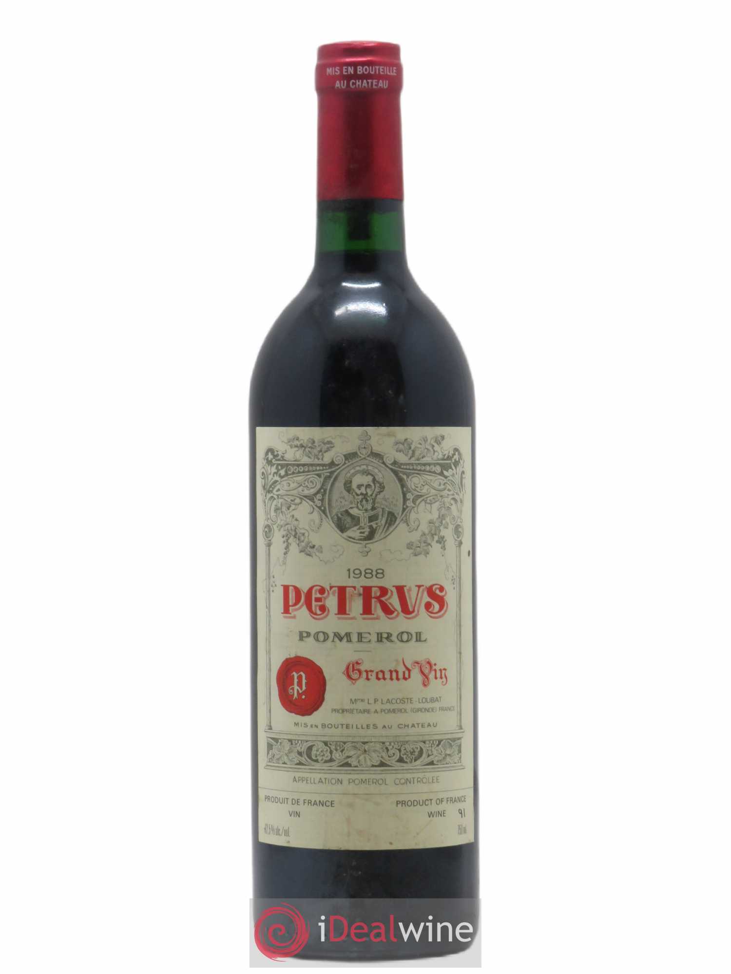 Petrus 1988 - Lot de 1 bouteille - 0
