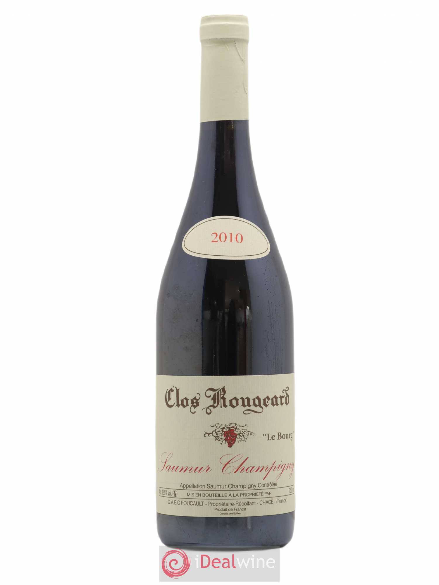 Saumur-Champigny Le Bourg Clos Rougeard 2010 - Lot de 1 bouteille - 0