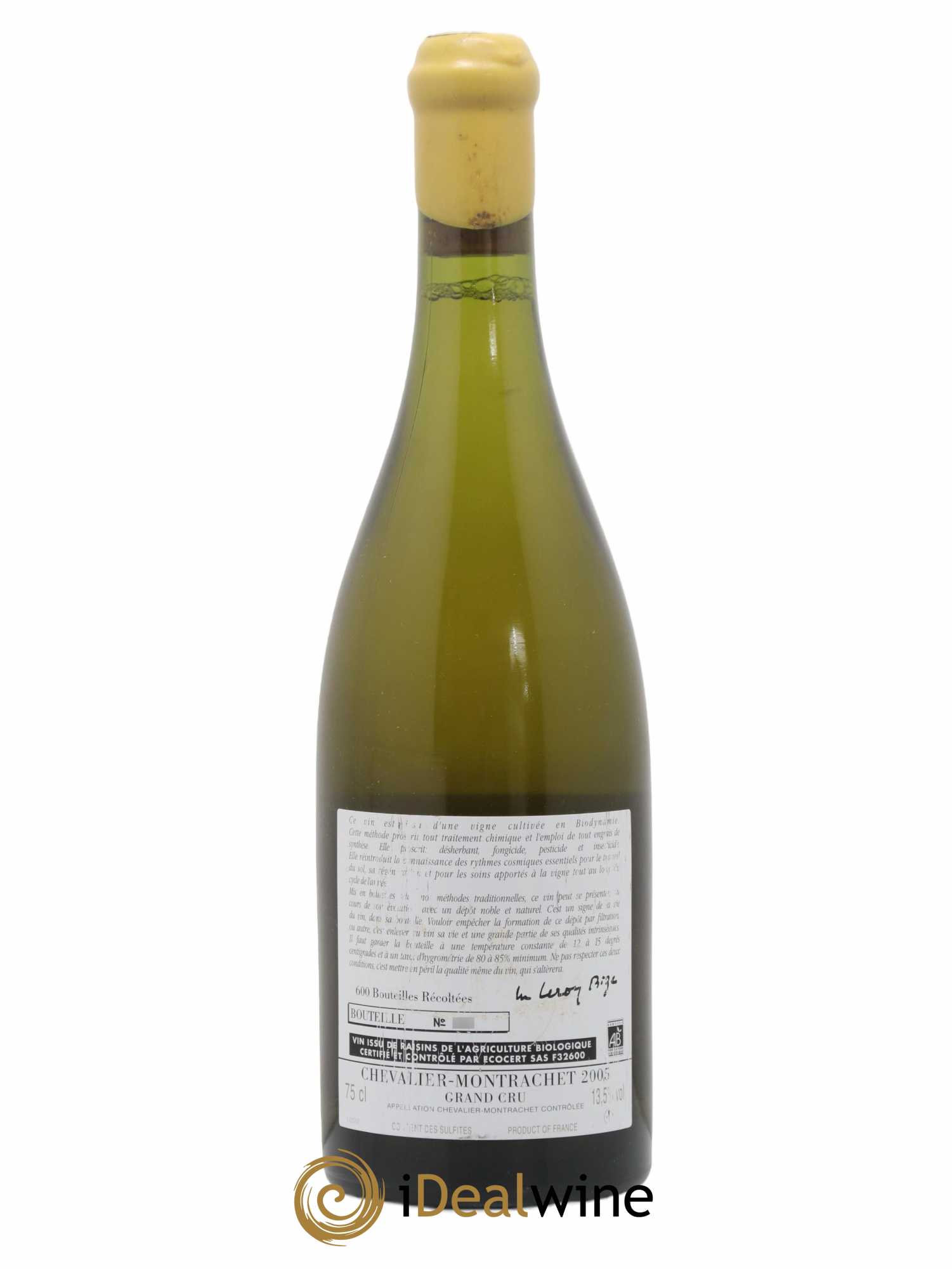 Chevalier-Montrachet Grand Cru d'Auvenay (Domaine) 2005 - Lot de 1 bouteille - 1