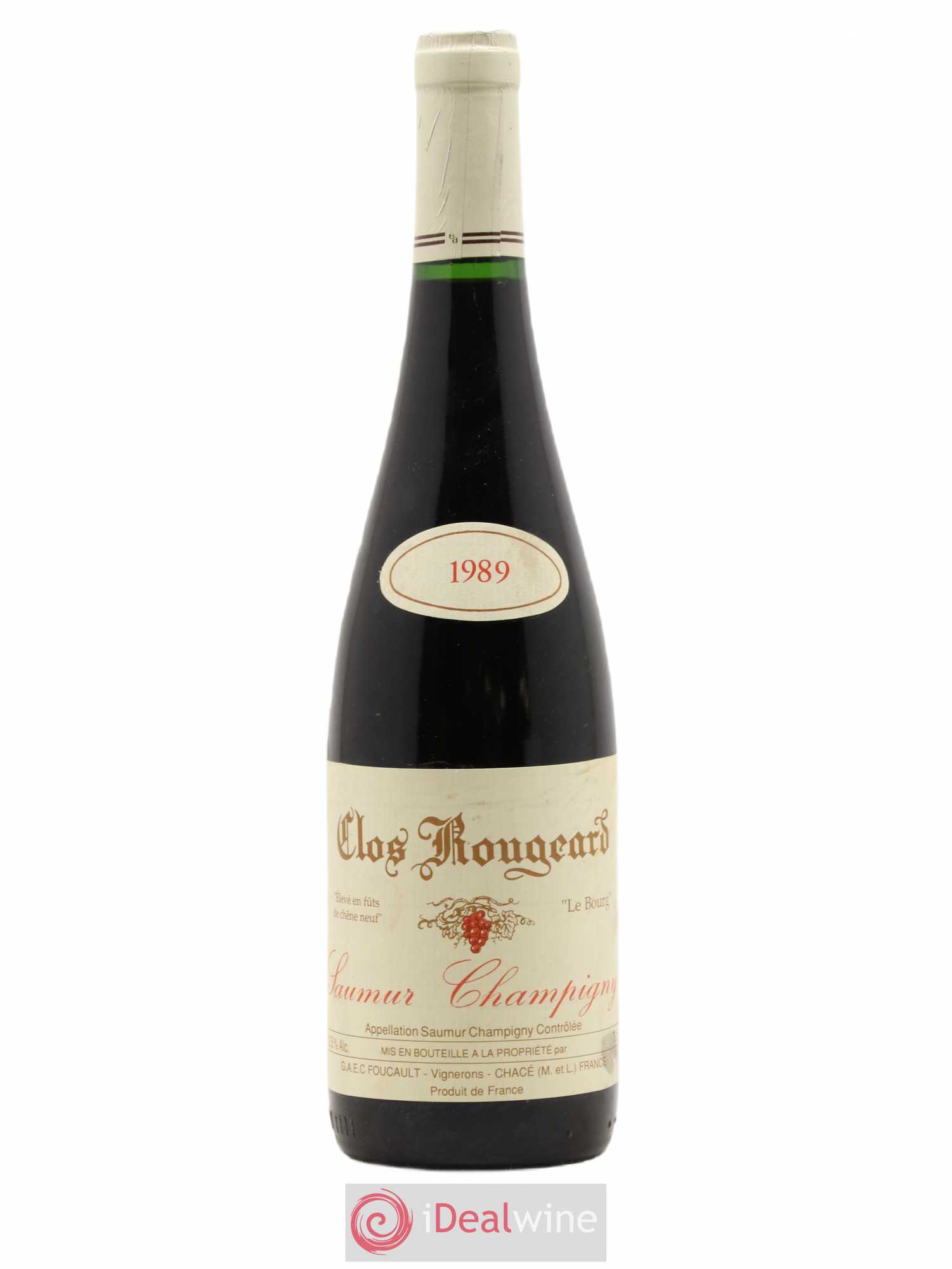Saumur-Champigny Le Bourg Clos Rougeard 1989 - Lot de 1 bouteille - 0