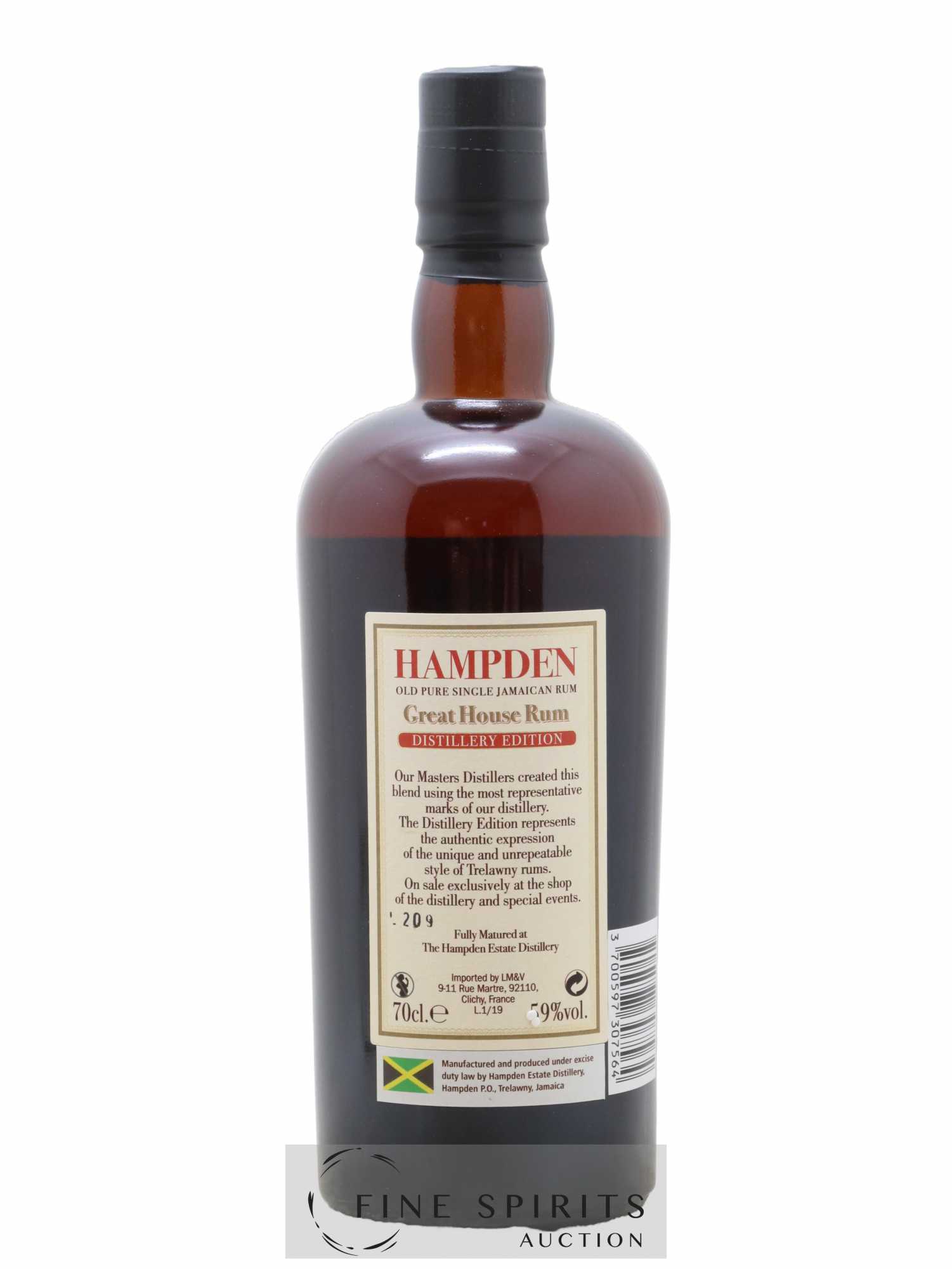 Hampden Of. Great House Distillery Edition - Lot de 1 bouteille - 2