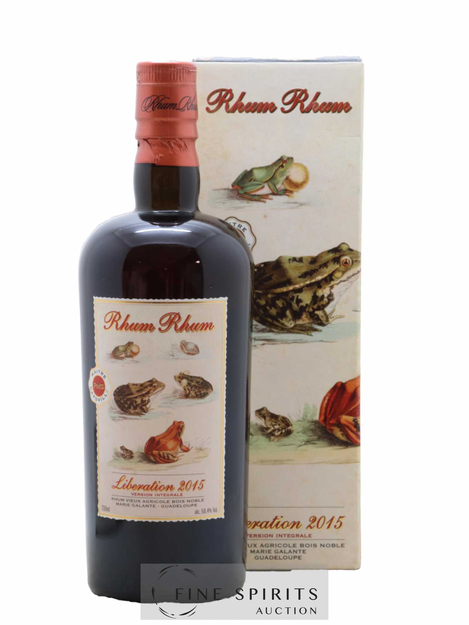 Rhum Rhum Of. PMG - Maitre Capovilla Libération 2015 Version Intégrale - Lot of 1 bottle - 0