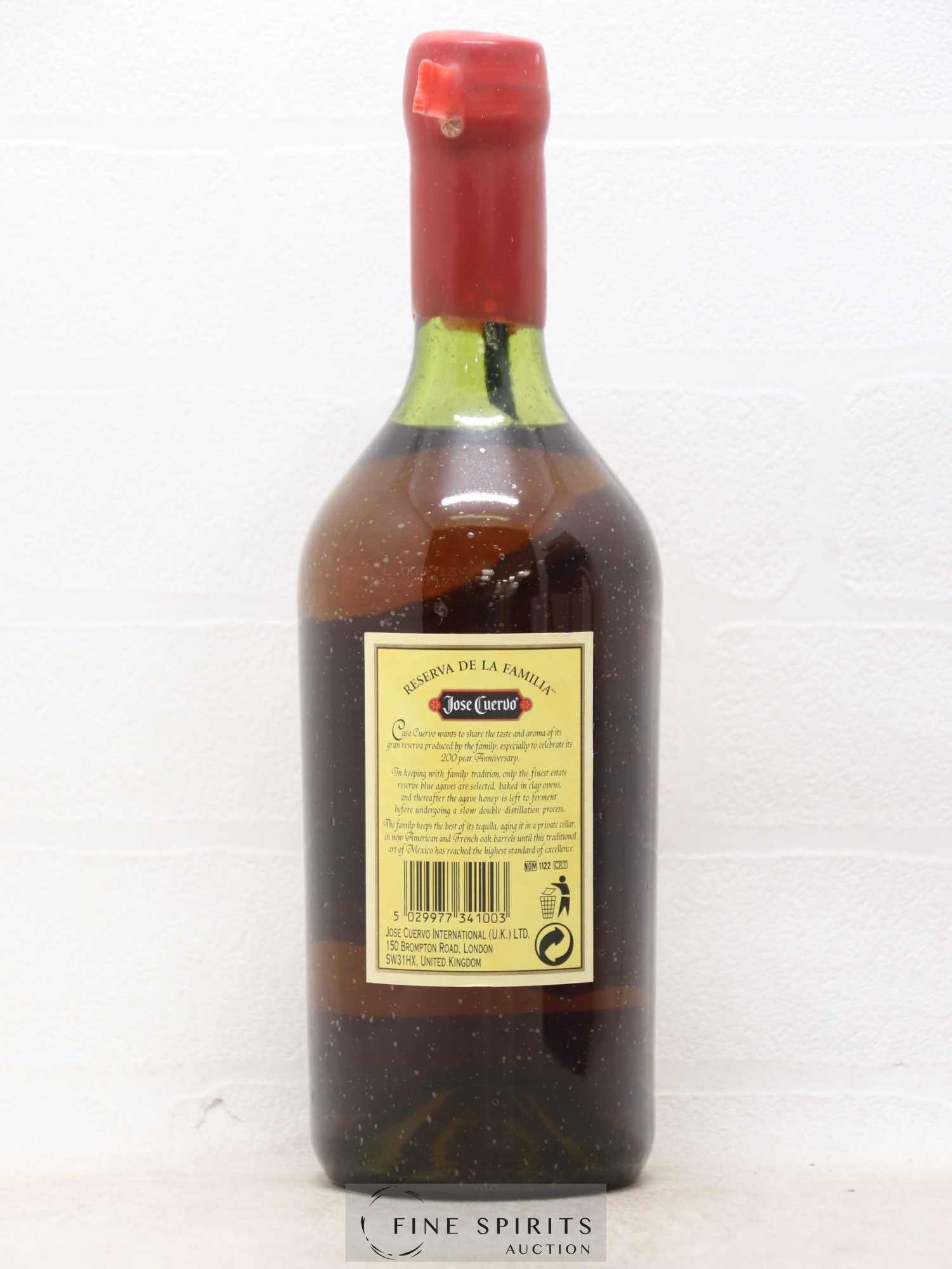 Jose Cuervo Of. Reserva de la Familia embotellado 2013 Extra Anejo - Lot of 1 bottle - 2