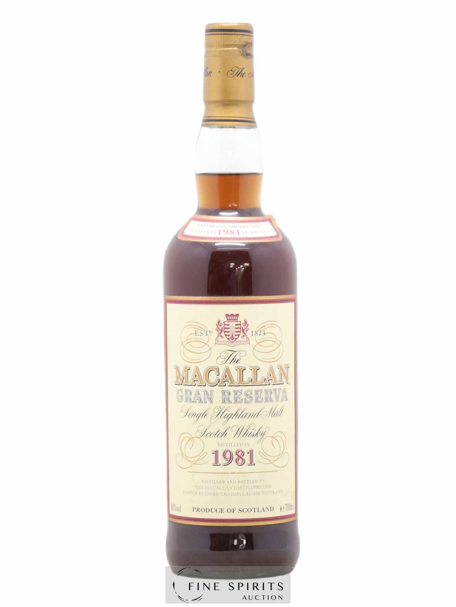 Macallan (The) 1981 Of. Gran Reserva - Posten von 1 Flasche - 0