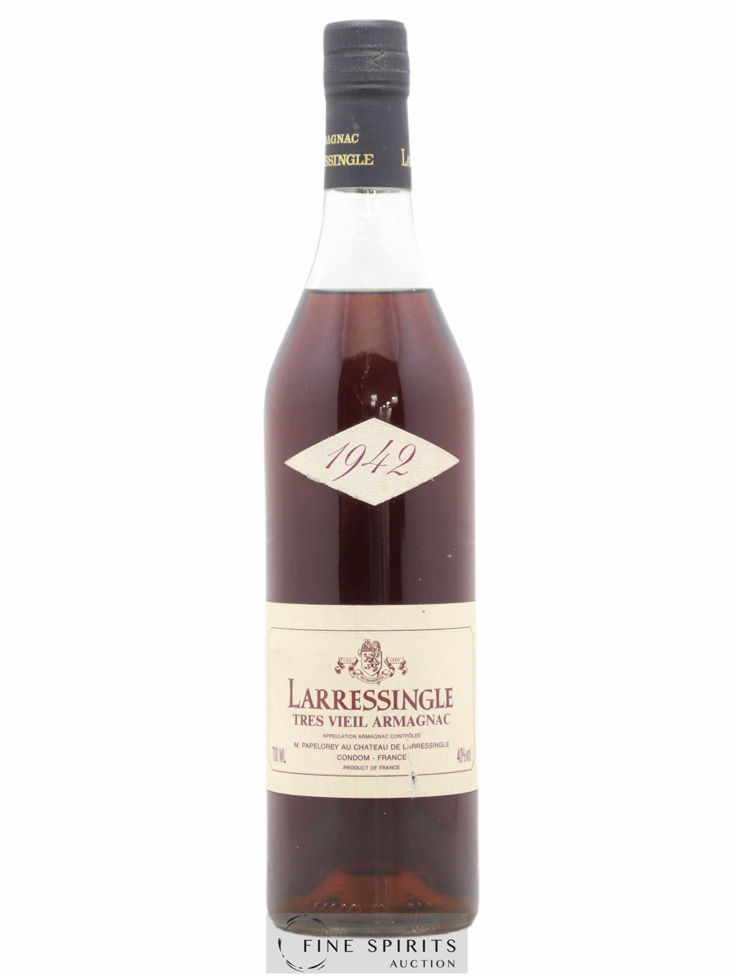 Larressingle 1942 Of. bottled 1995 - Posten von 1 Flasche - 0