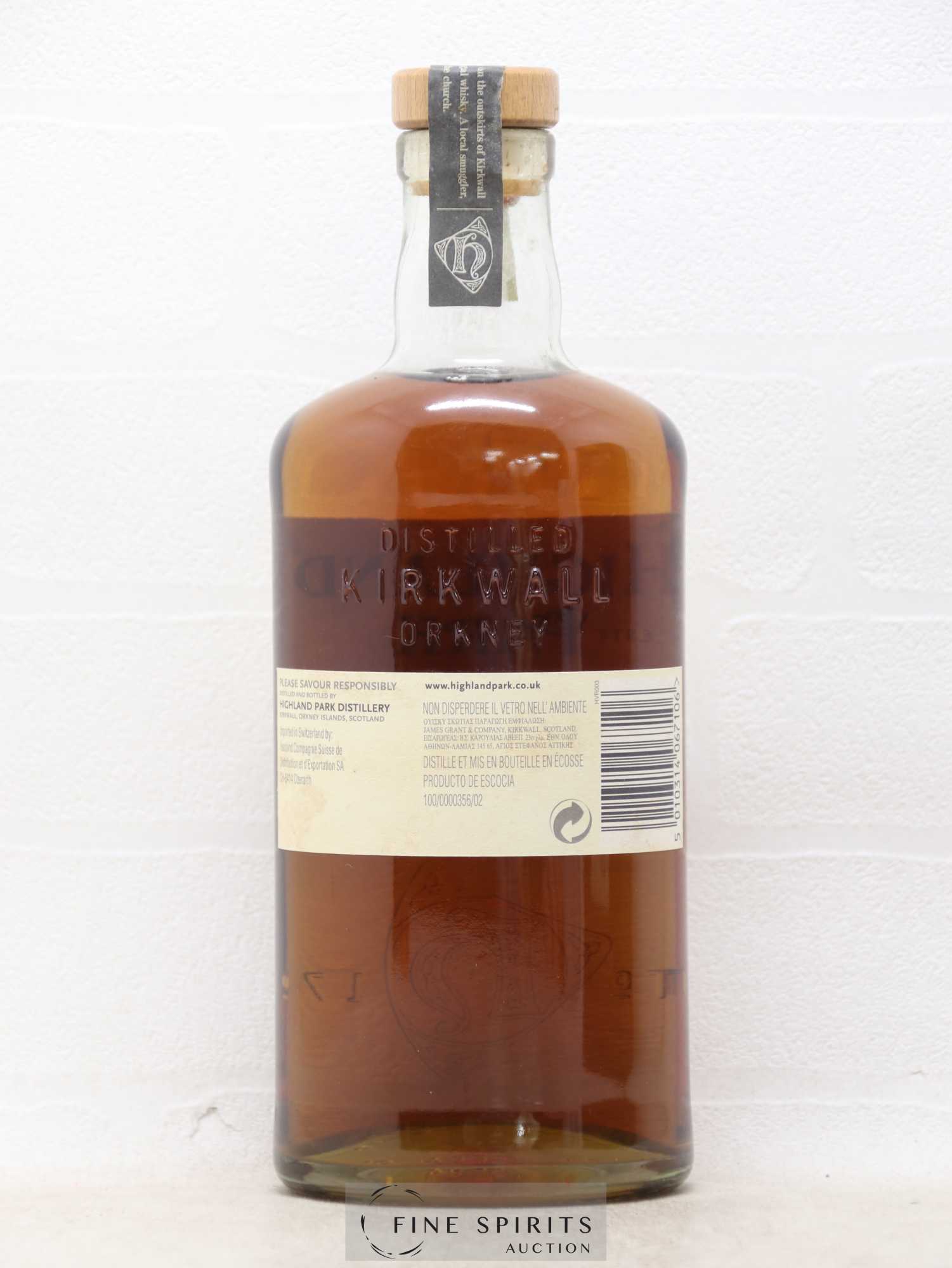 Highland Park 25 years Of. Fassbind Import - Lot de 1 bouteille - 2