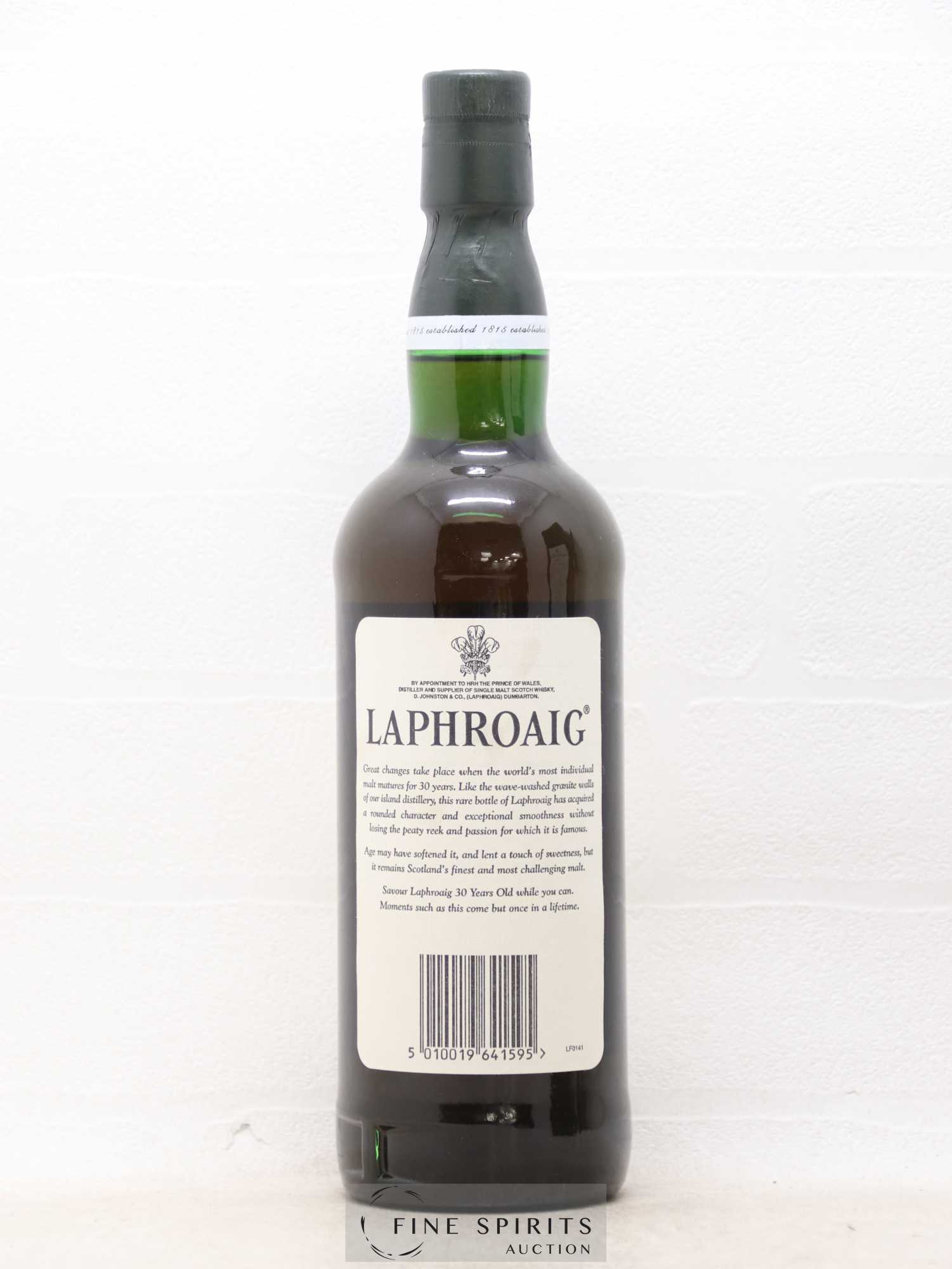 Laphroaig 30 years Of. (75cl.) - Lot de 1 bouteille - 2