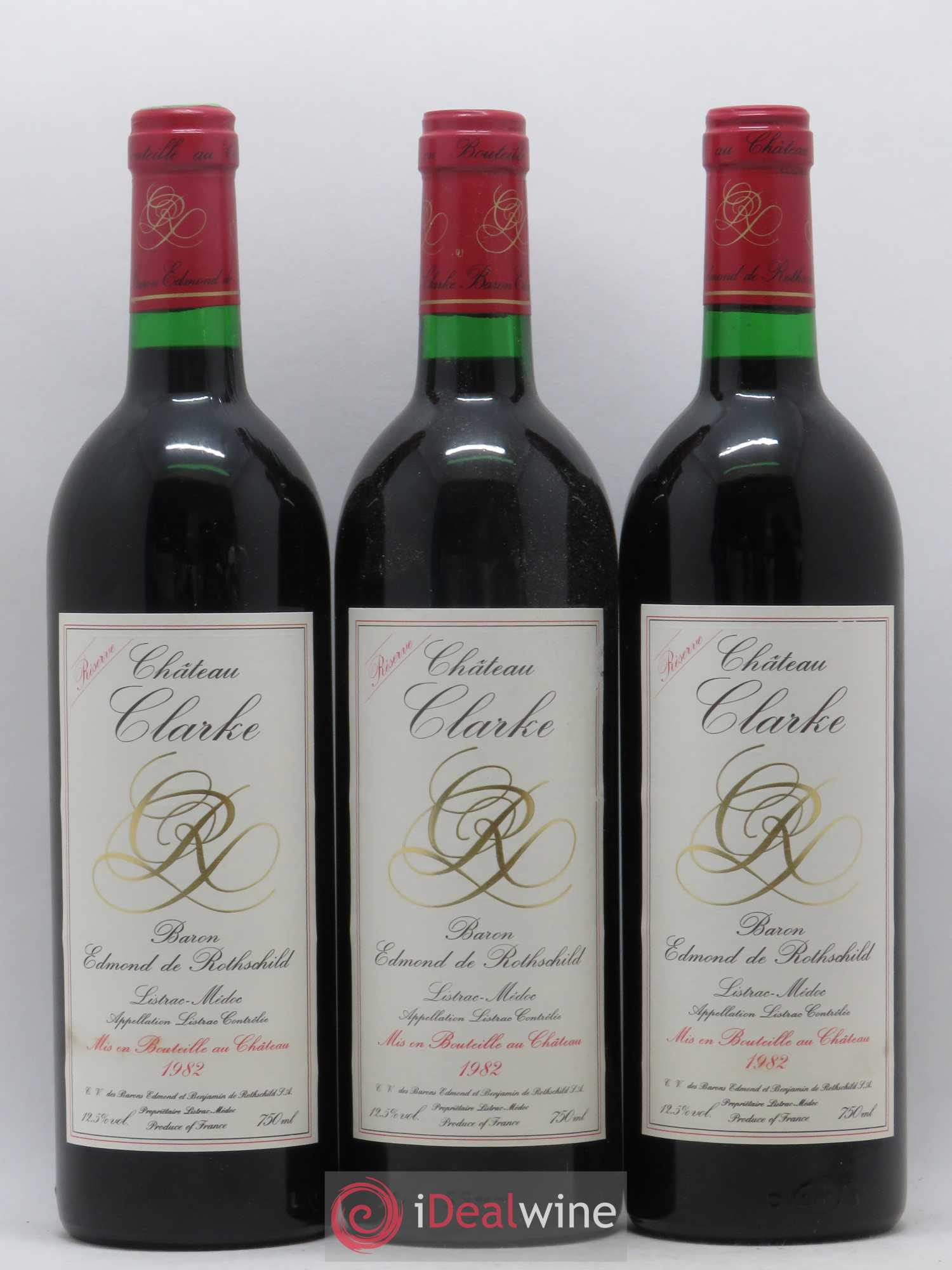 Château Clarke Réserve  1982 - Lot de 12 bouteilles - 2