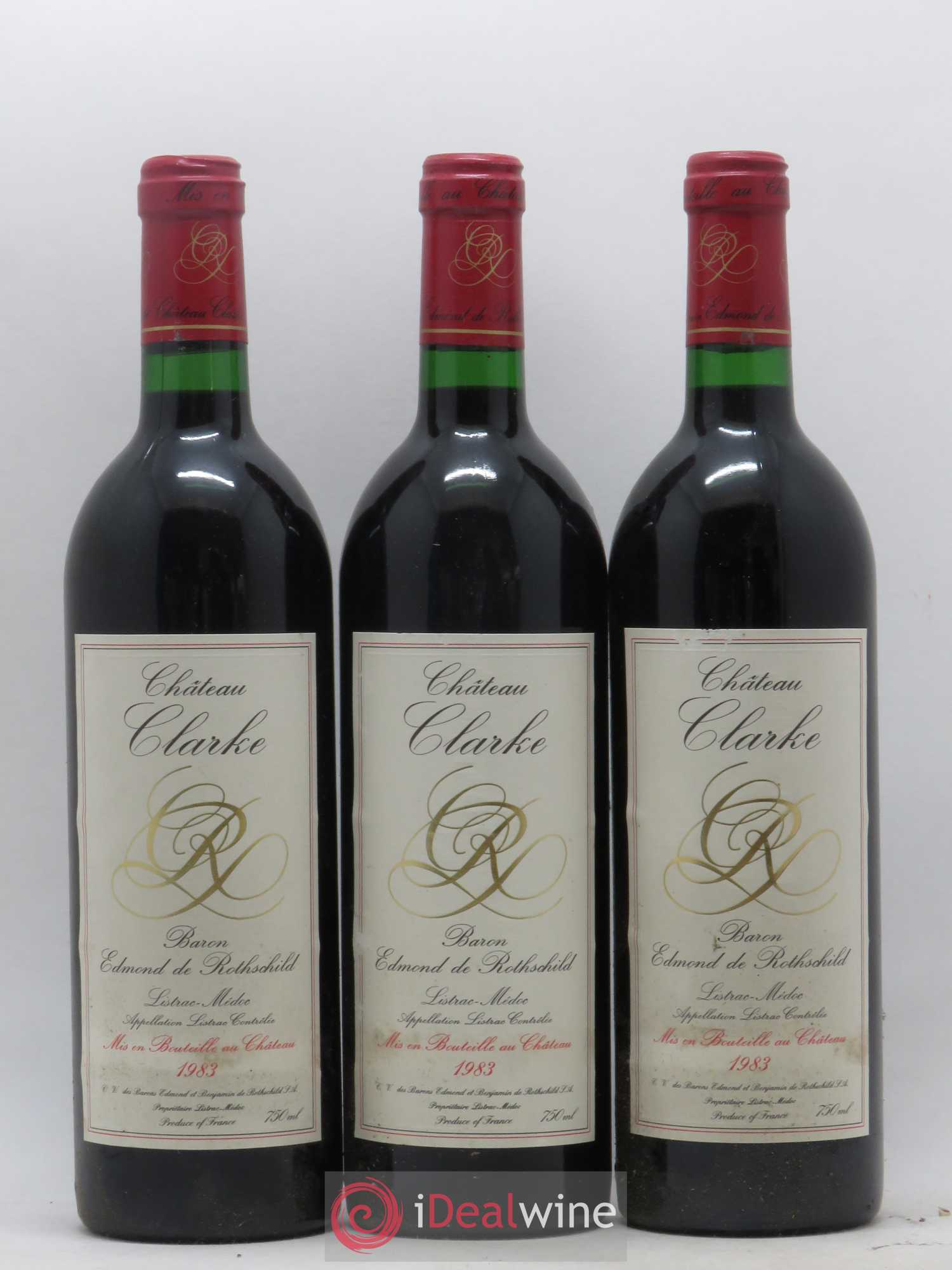 Château Clarke 1983 - Lot de 6 bouteilles - 2