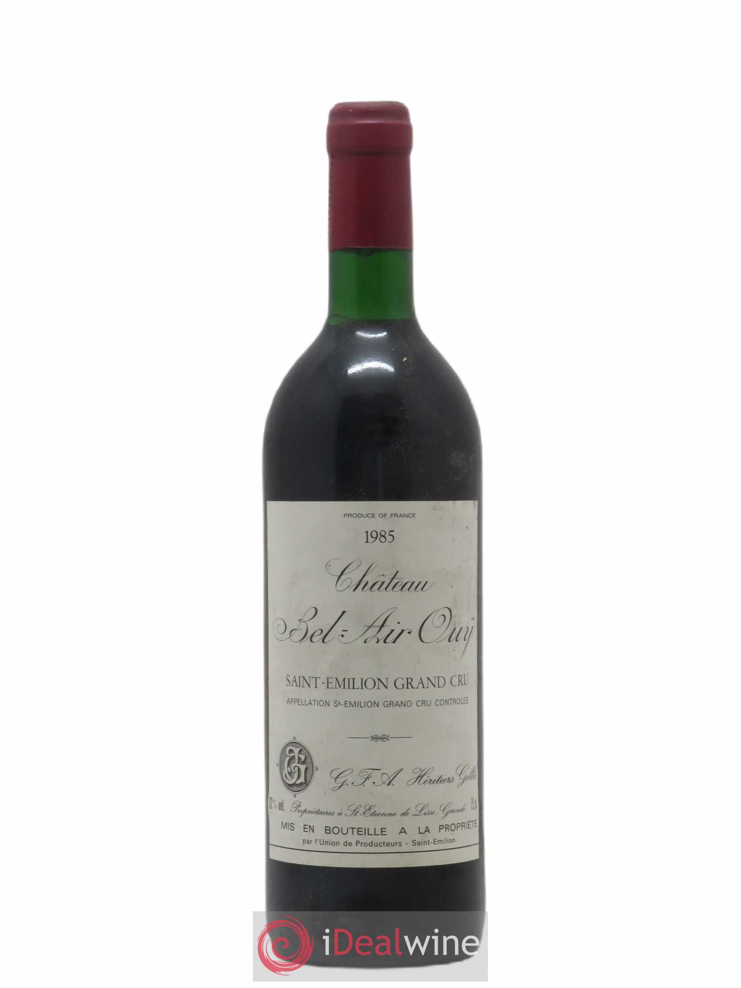 Château Bel Air Ouÿ 1985 - Lot de 1 bouteille - 0