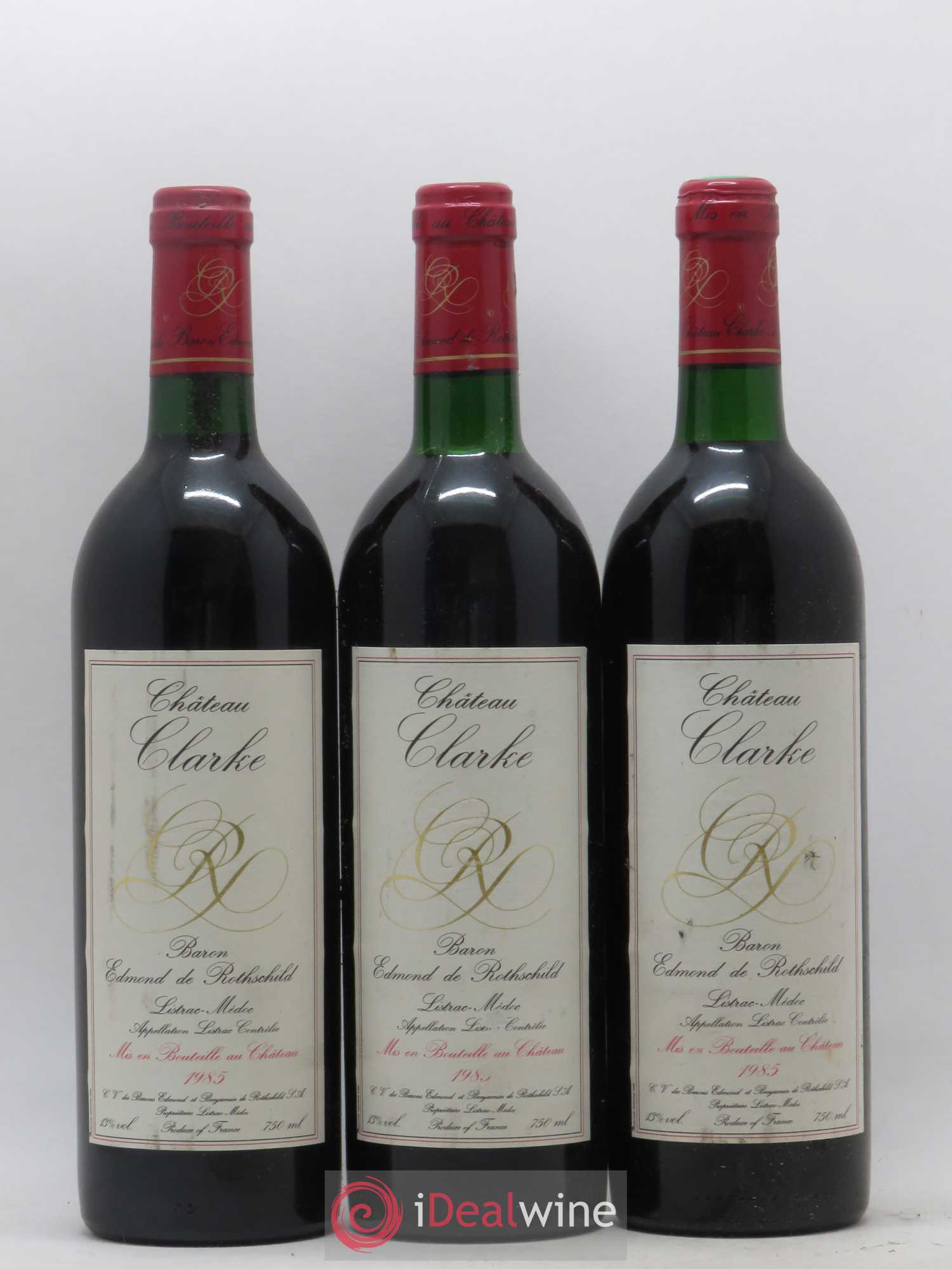 Château Clarke 1985 - Lot de 6 bouteilles - 1