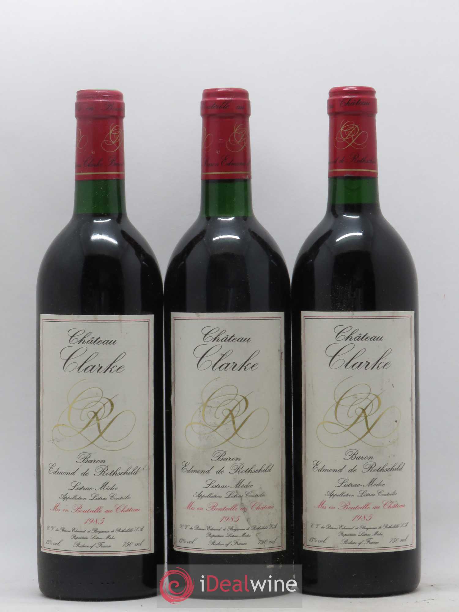 Château Clarke 1985 - Lot de 6 bouteilles - 2