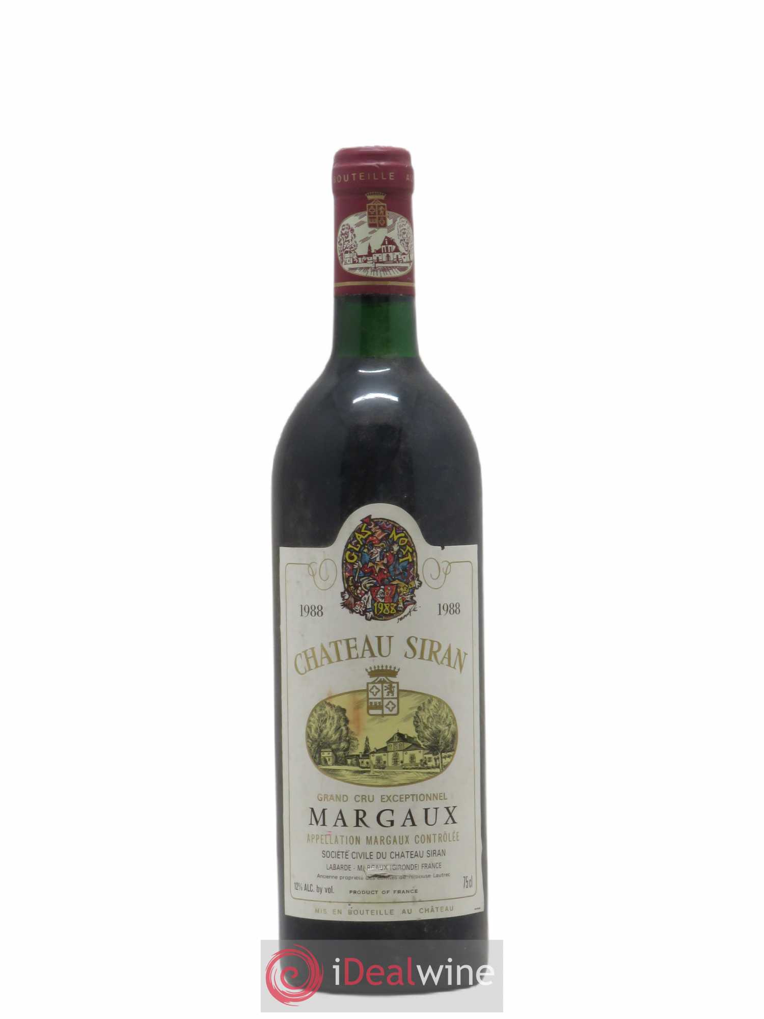 Château Siran 1988 - Lot de 1 bouteille - 0
