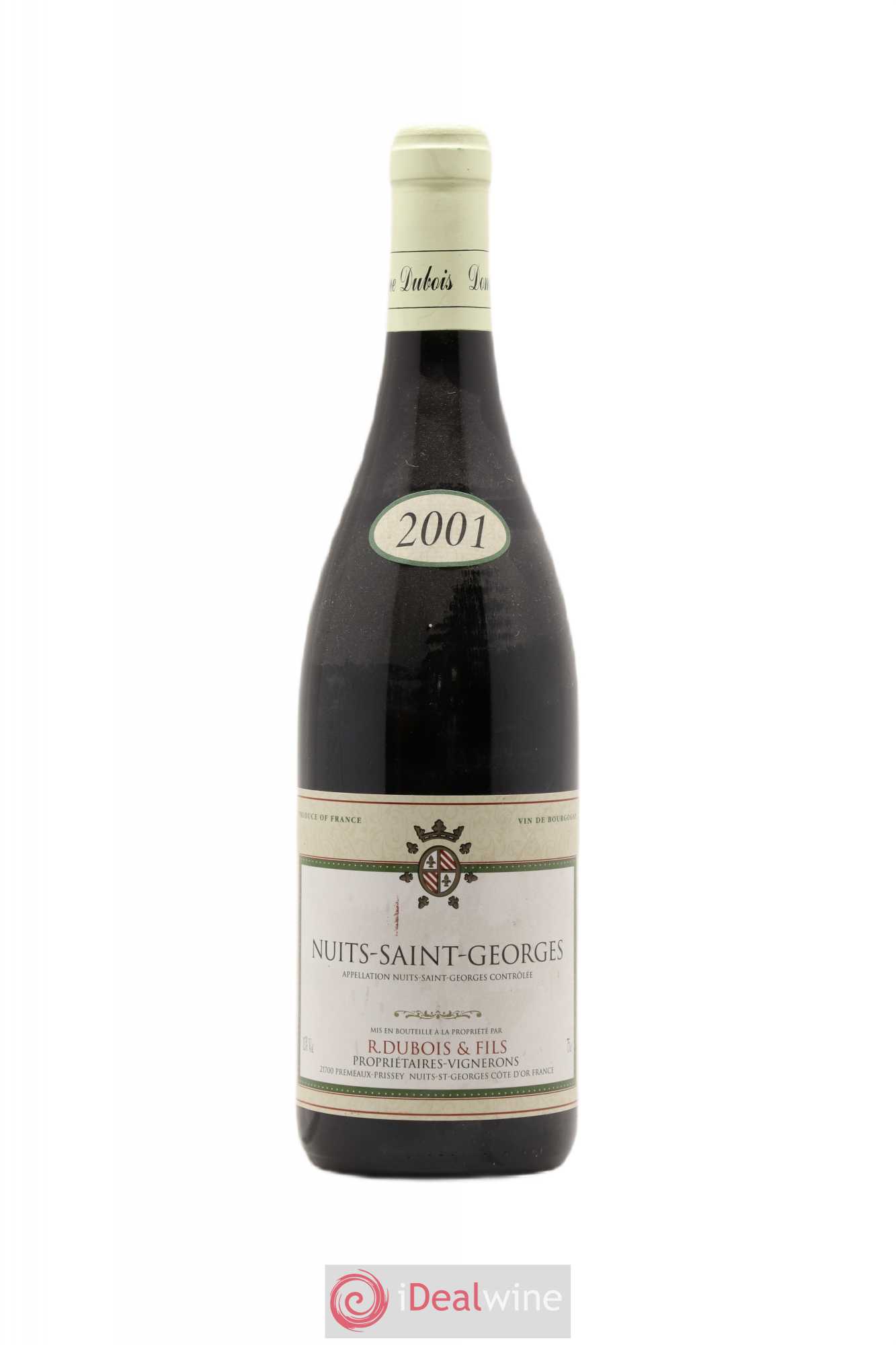 Nuits-Saint-Georges Dubois et Fils 2001 - Posten von 1 Flasche - 0