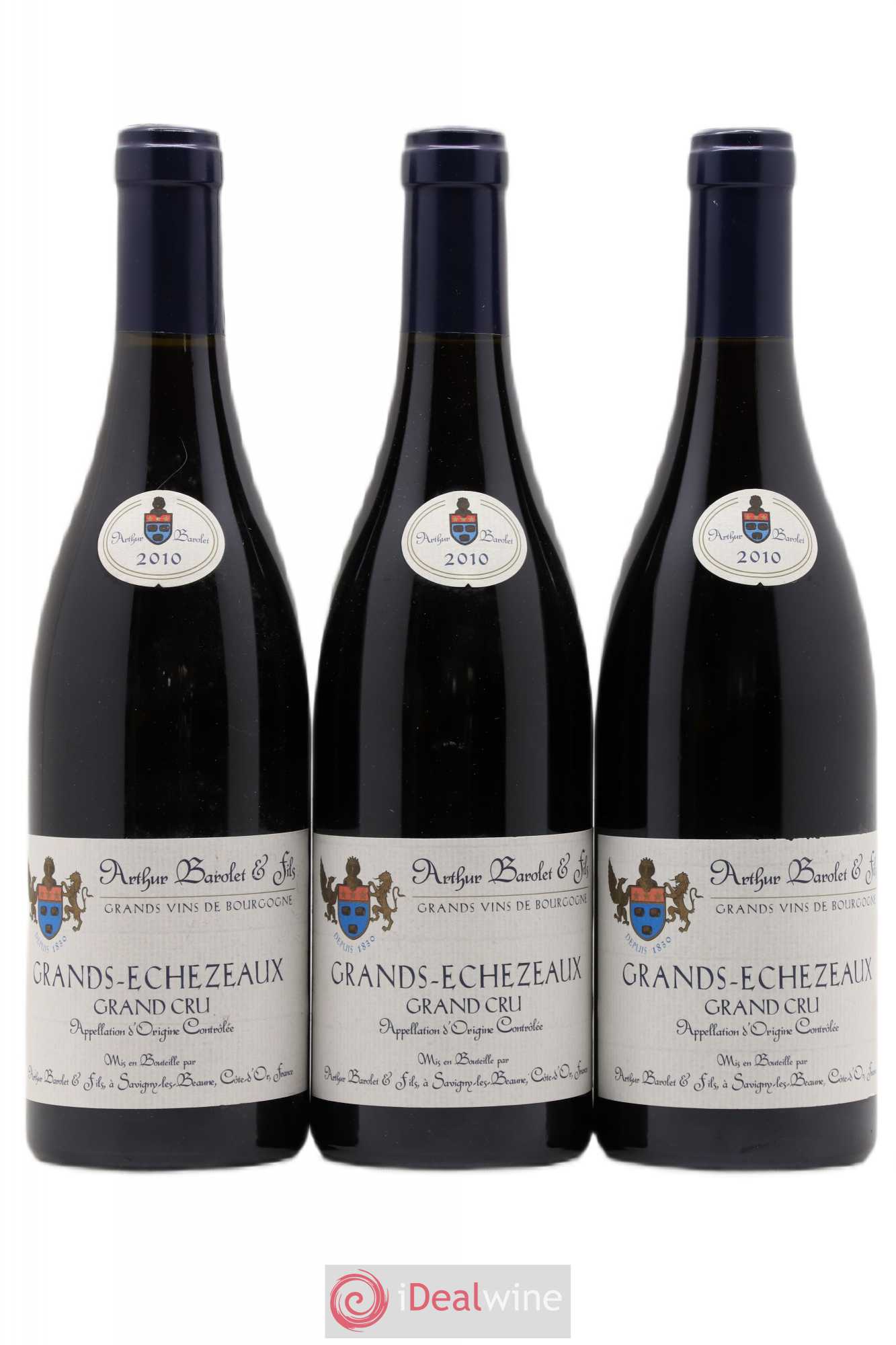 Grands-Echezeaux Grand Cru Arthur Barolet Et Fils 2010 - Lot de 3 bouteilles - 0