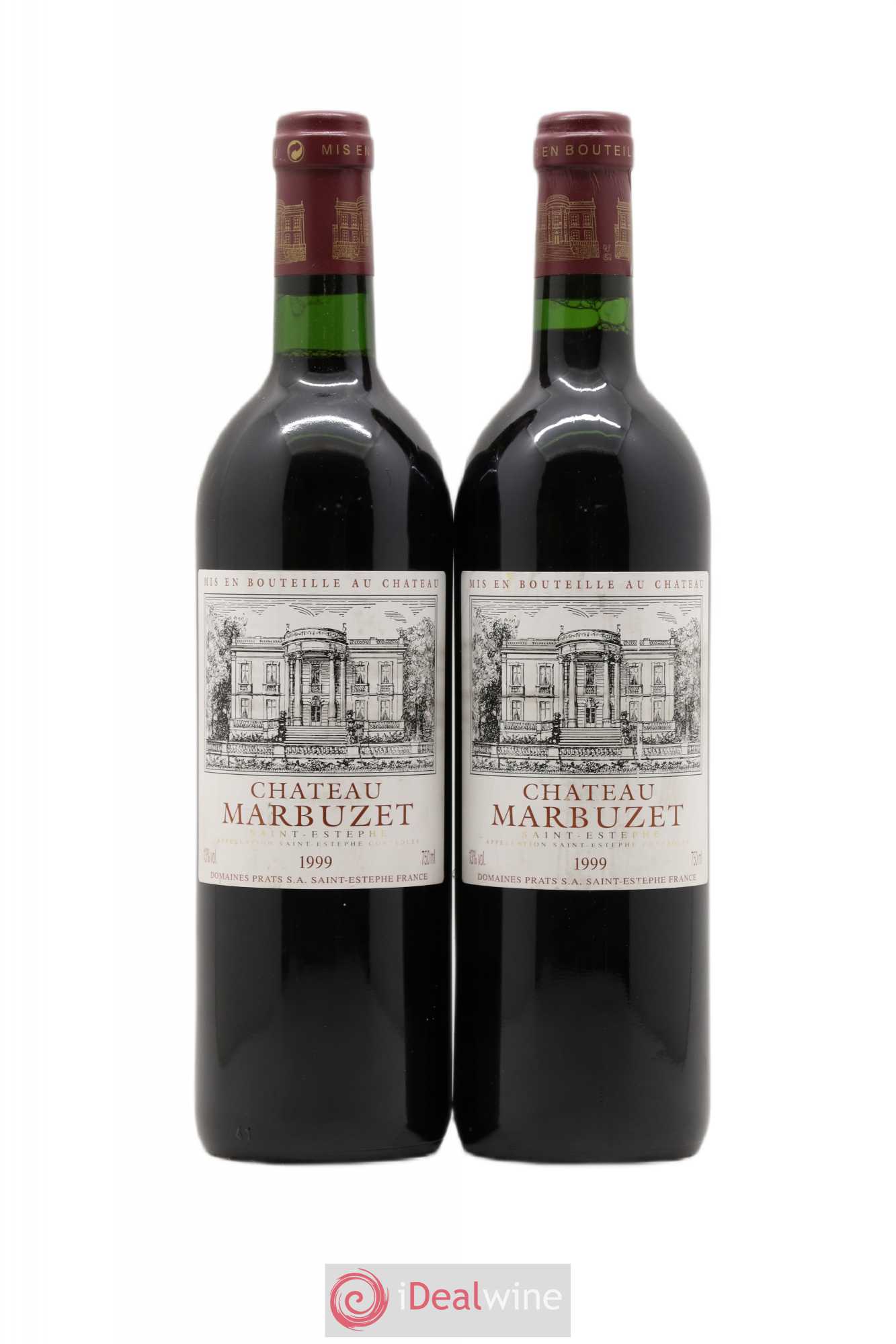 Saint-Estèphe Château Marbuzet 1999 - Lot de 2 bouteilles - 0
