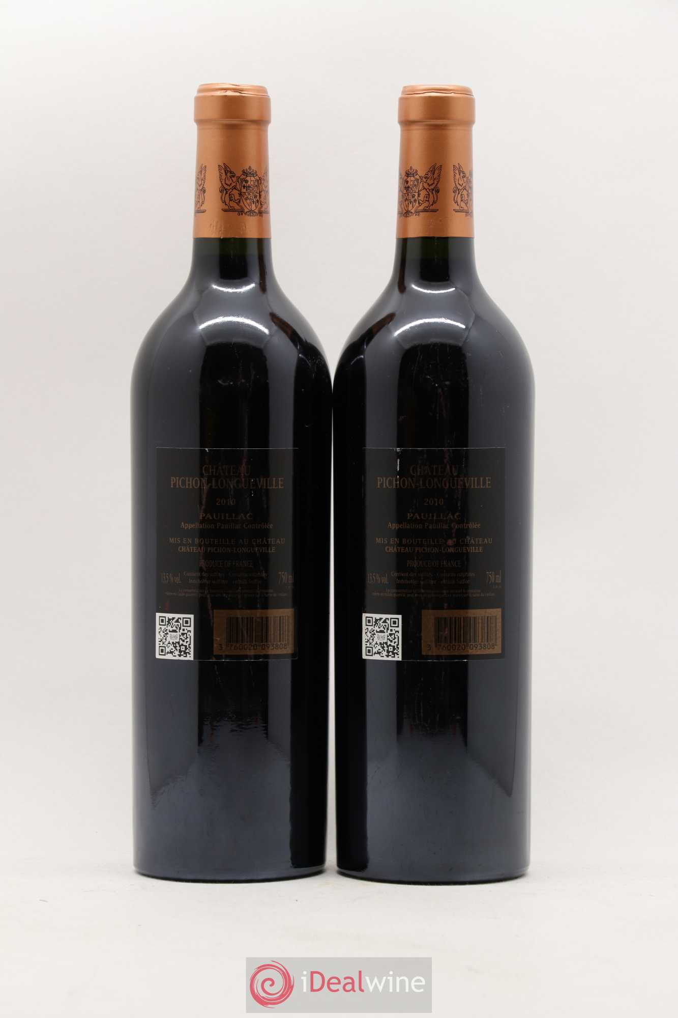 Pichon Longueville Baron 2ème Grand Cru Classé 2010 - Lot de 2 bouteilles - 1