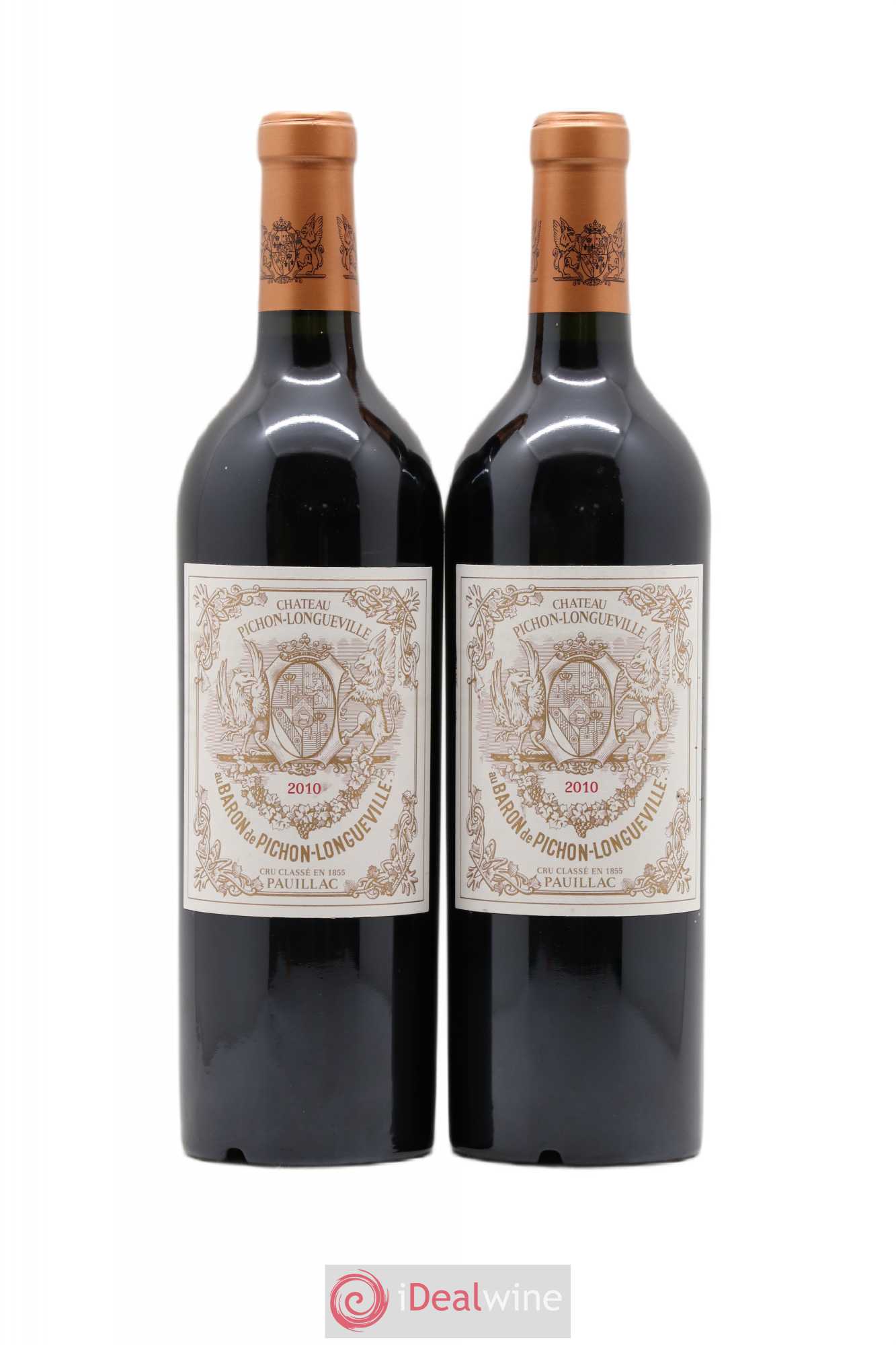 Pichon Longueville Baron 2ème Grand Cru Classé 2010 - Lot de 2 bouteilles - 0