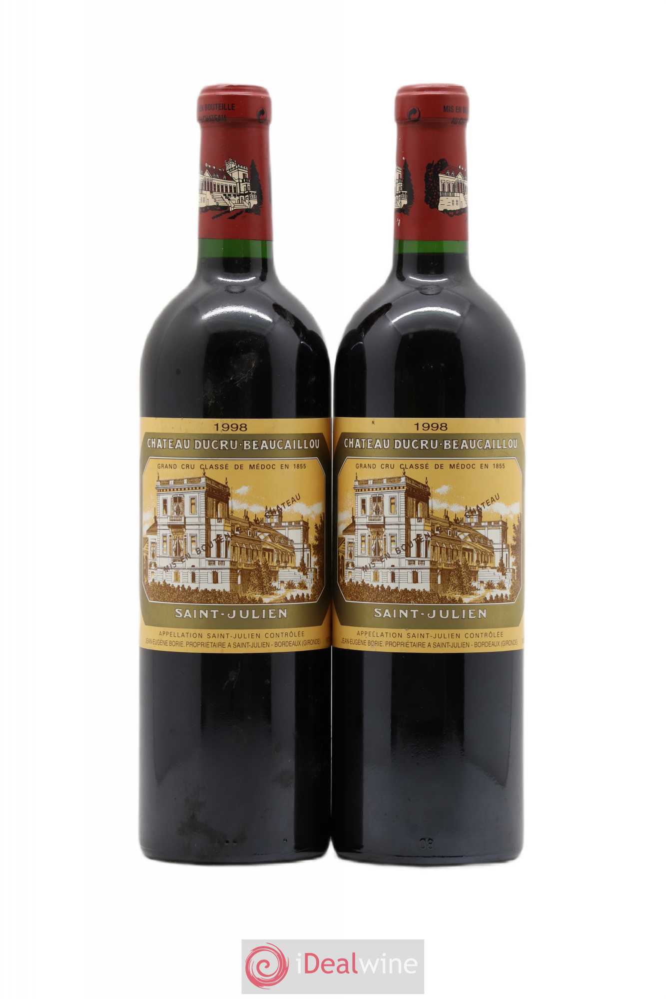 Château Ducru Beaucaillou 2ème Grand Cru Classé 1998 - Lot de 2 bouteilles - 0