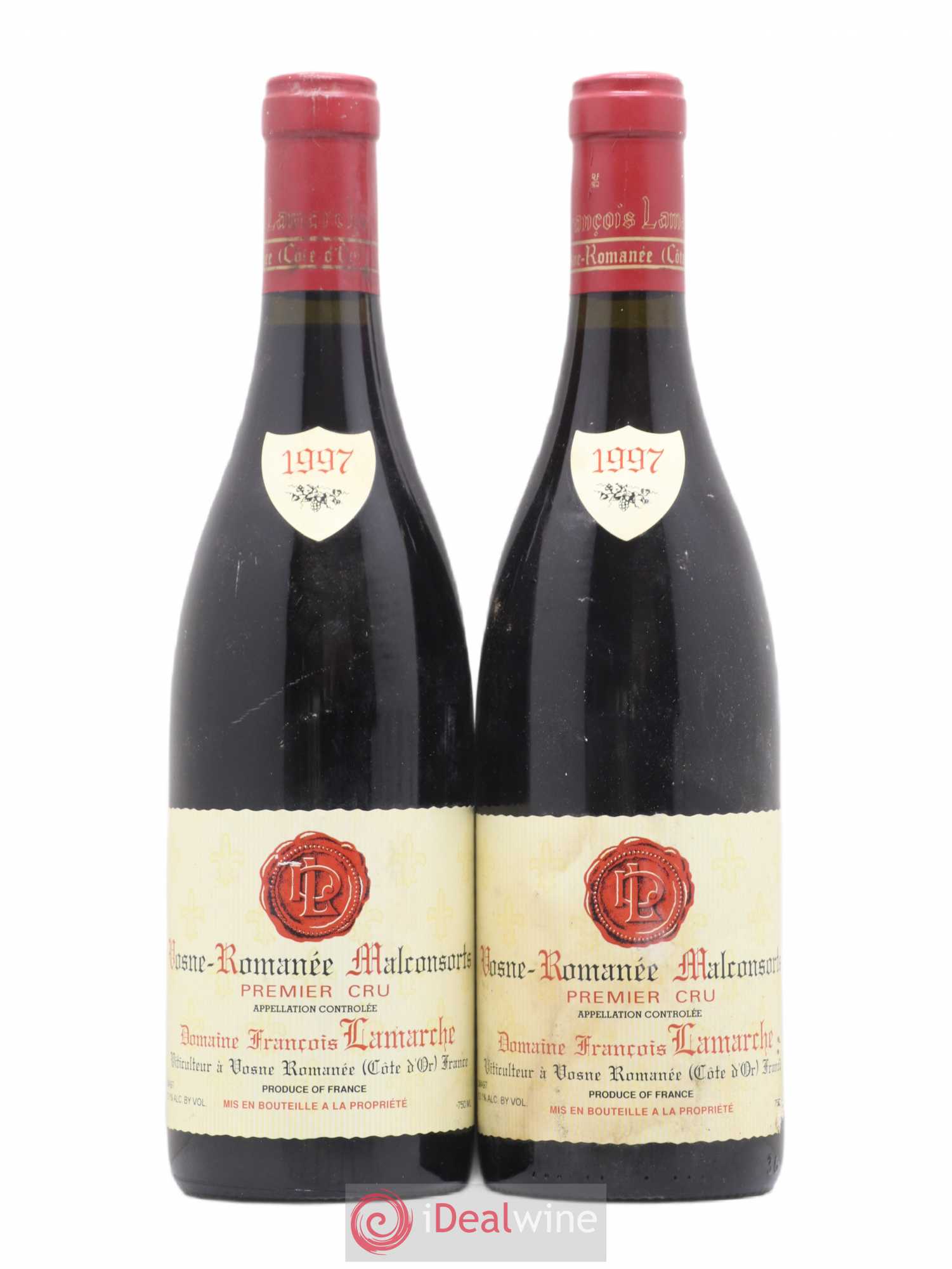 Vosne-Romanée 1er Cru Les Malconsorts Lamarche (Domaine) 1997 - Lot de 2 bouteilles - 0