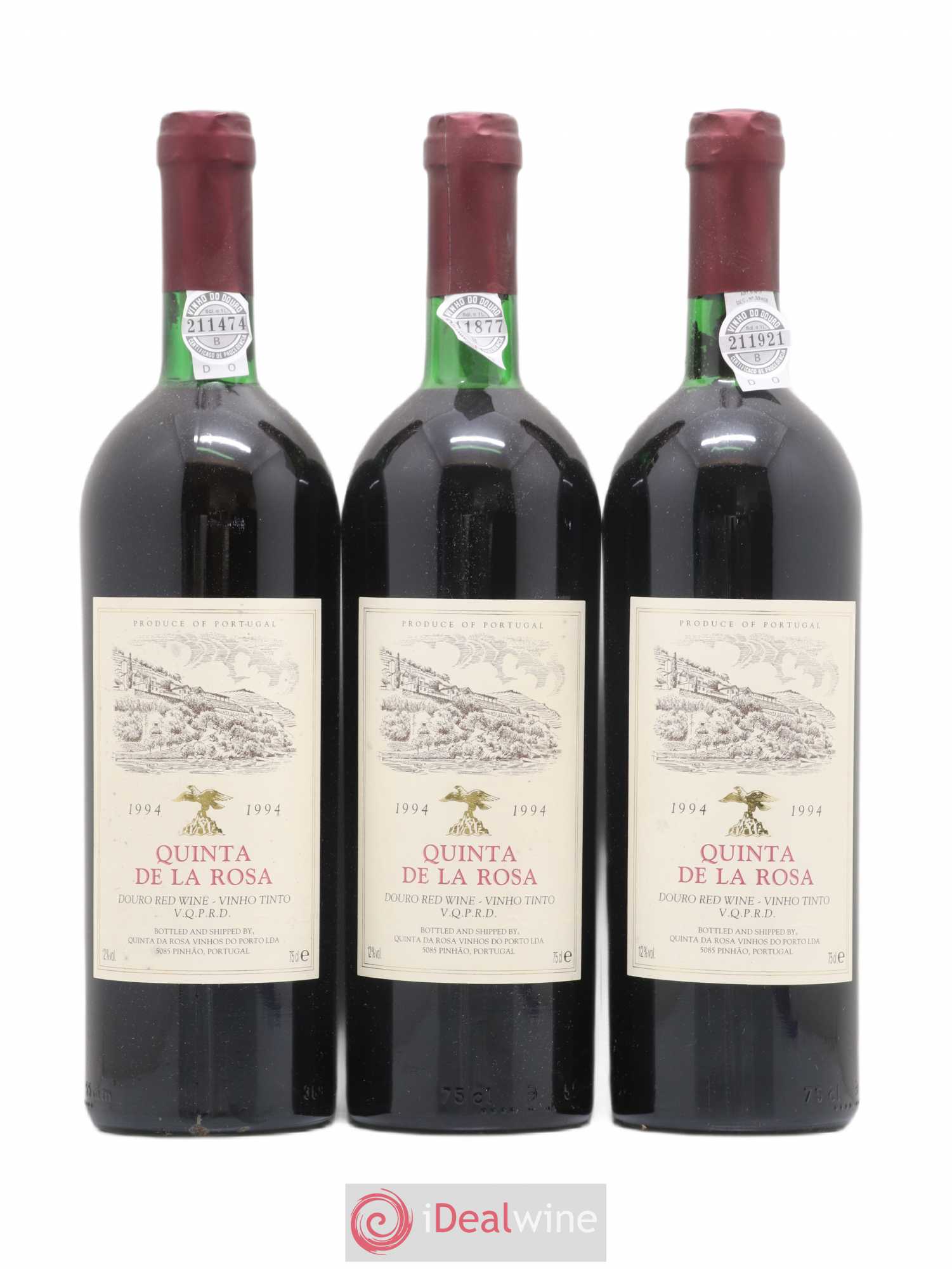 Douro Quinta de la Rosa 1994 - Lot de 3 bouteilles - 0