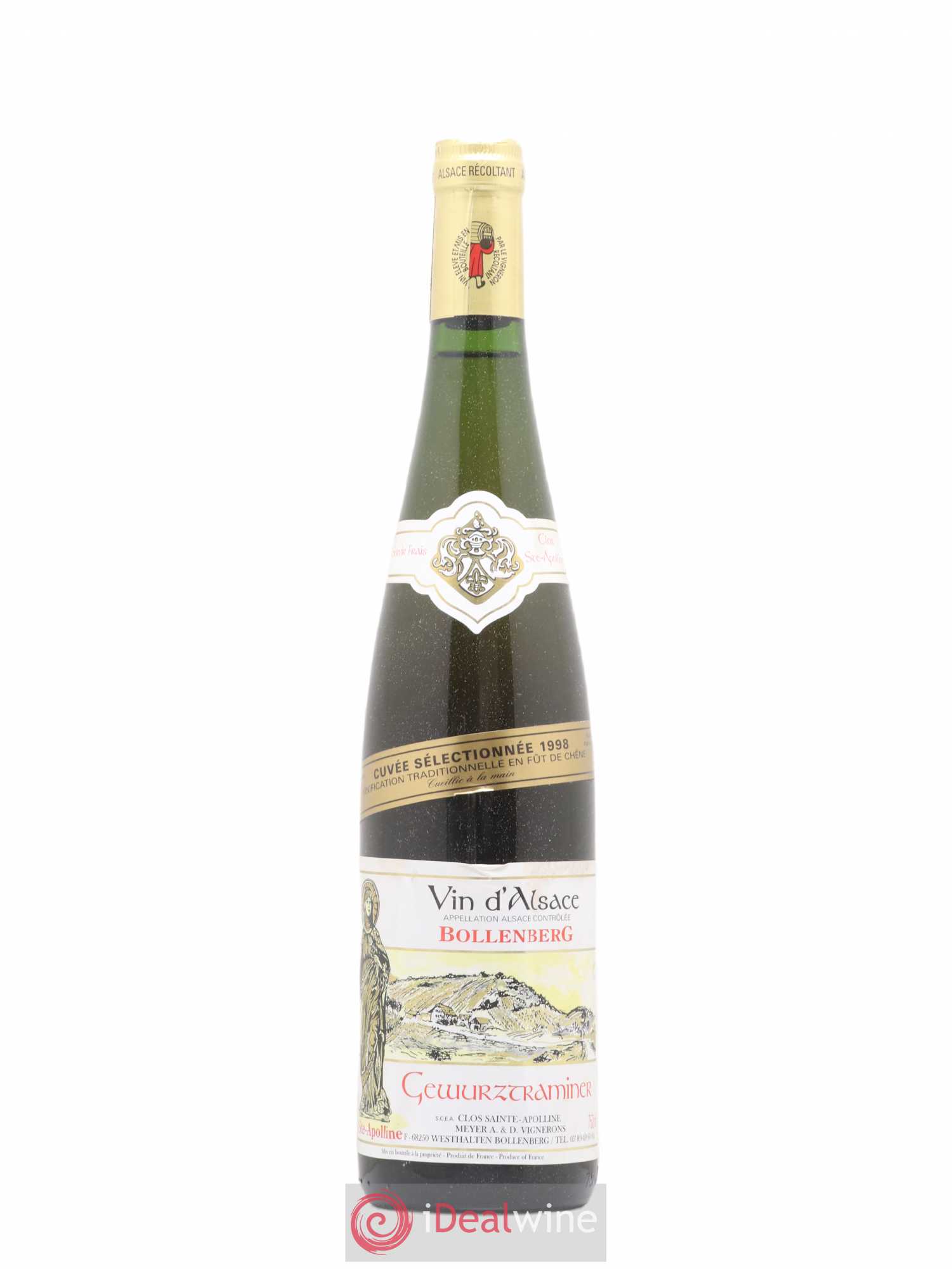 Gewurztraminer Cuvée selectionnée Bollenberg Clos Sainte Appoline 1998 - Posten von 1 Flasche - 0