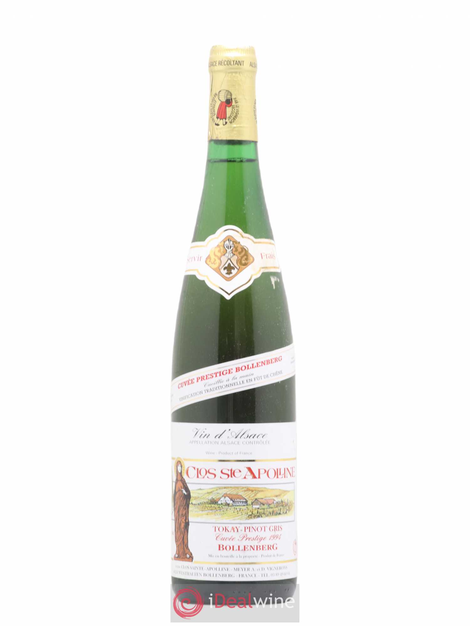 Pinot Gris Cuvée Prestige Clos Sainte Appoline Bollenberg (sans prix de réserve) 1994 - Posten von 1 Flasche - 0