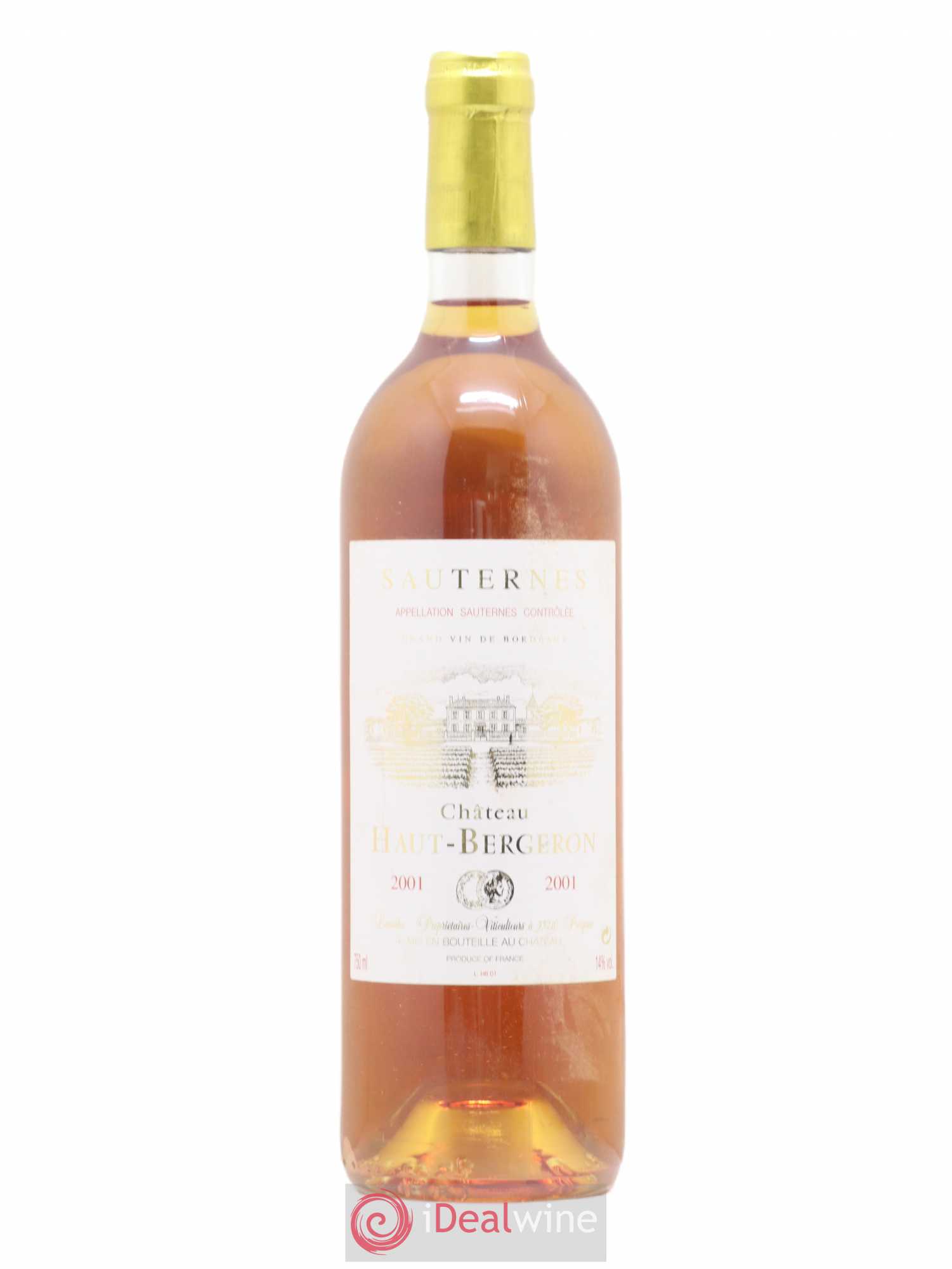 Château Haut-Bergeron 2001 - Posten von 1 Flasche - 0
