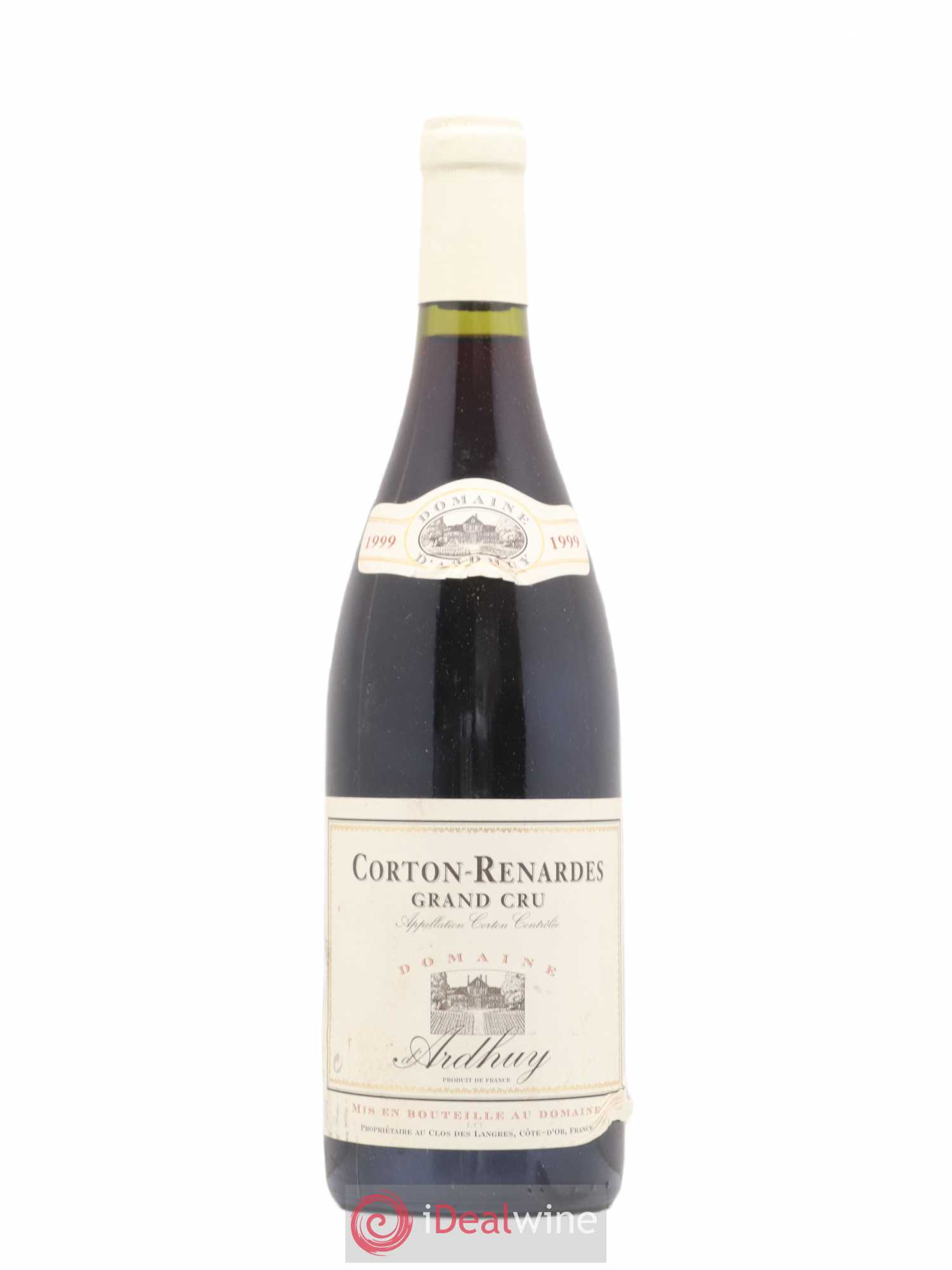 Corton Grand Cru Renardes Domaine Ardhuy 1999 - Posten von 1 Flasche - 0