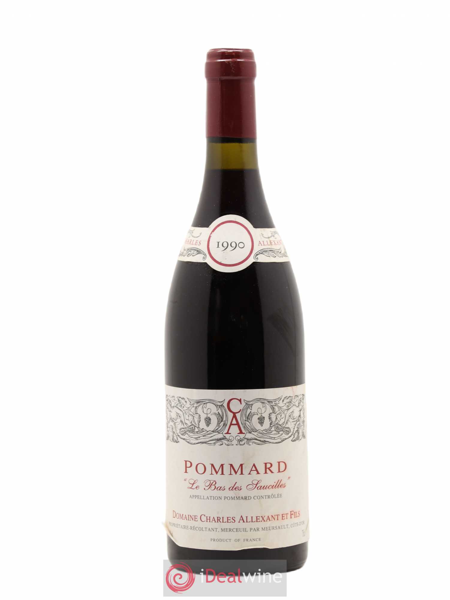 Pommard Le Bas des Saucilles Charles Allexant et Fils 1990 - Posten von 1 Flasche - 0