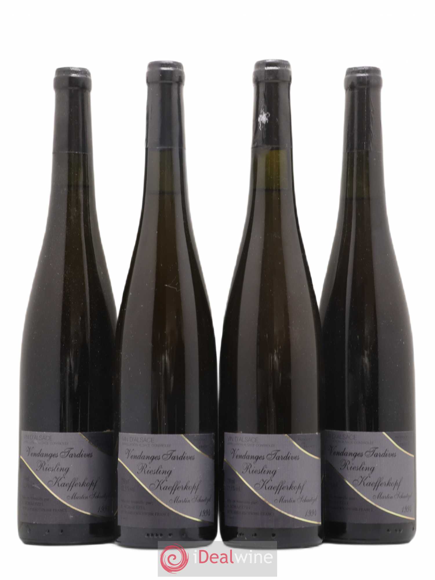 Riesling Vendanges Tardives Kaefferkopf Martin Schaetzel (sans prix de réserve) 1994 - Lotto di 4 bottiglie - 0