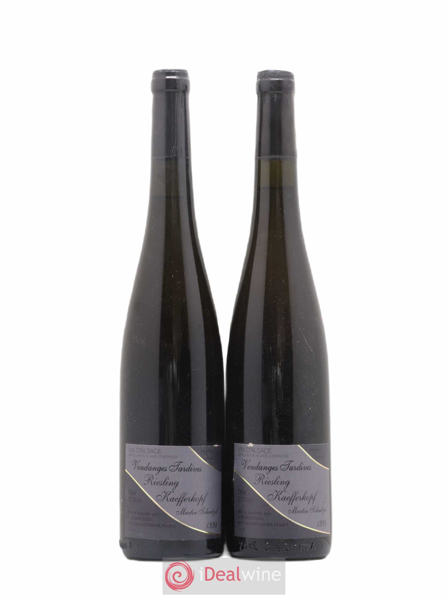 Riesling Vendanges Tardives Kaefferkopf Martin Schaetzel 1994 - Lotto di 2 bottiglie - 0